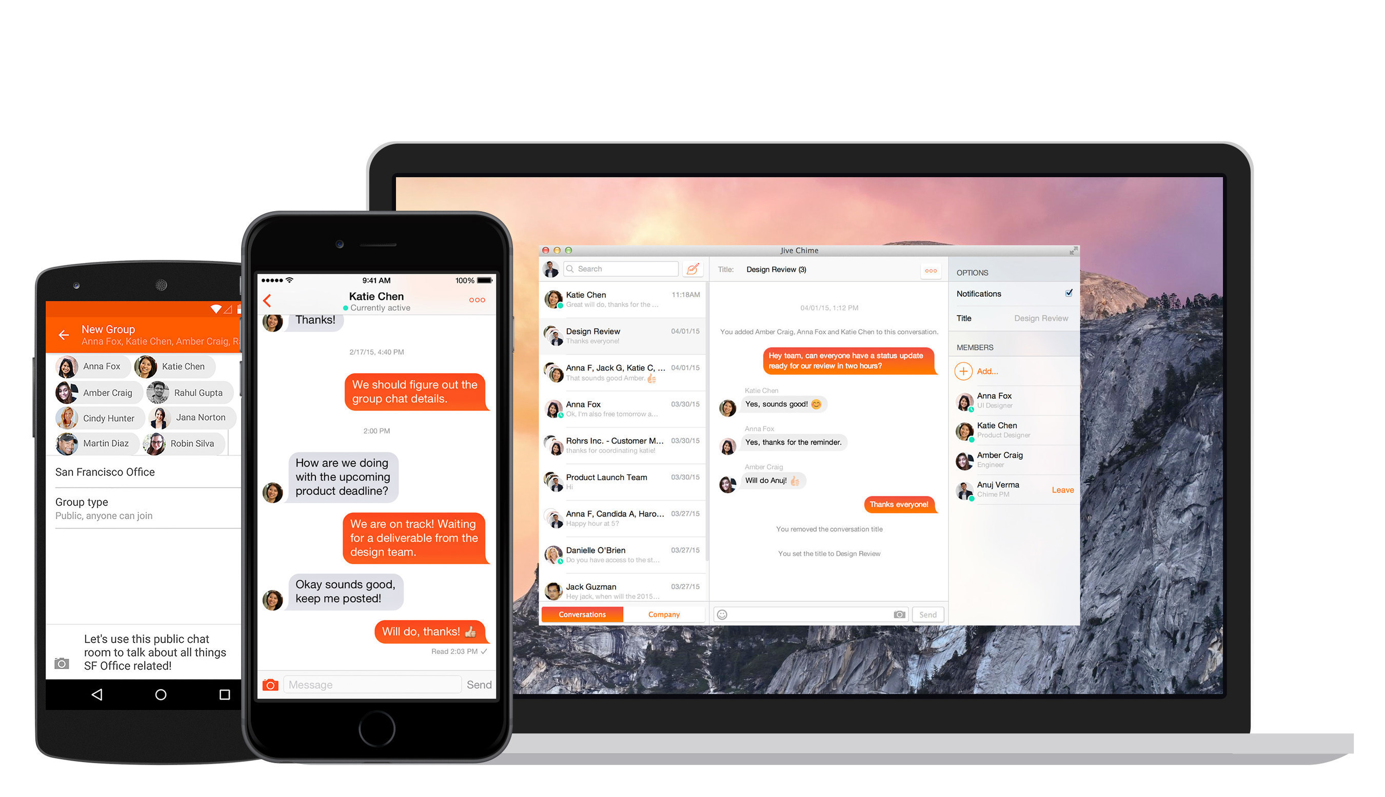 .@Jivesoftware releases #jivechime ~ new real-time messaging app to simplify team communications