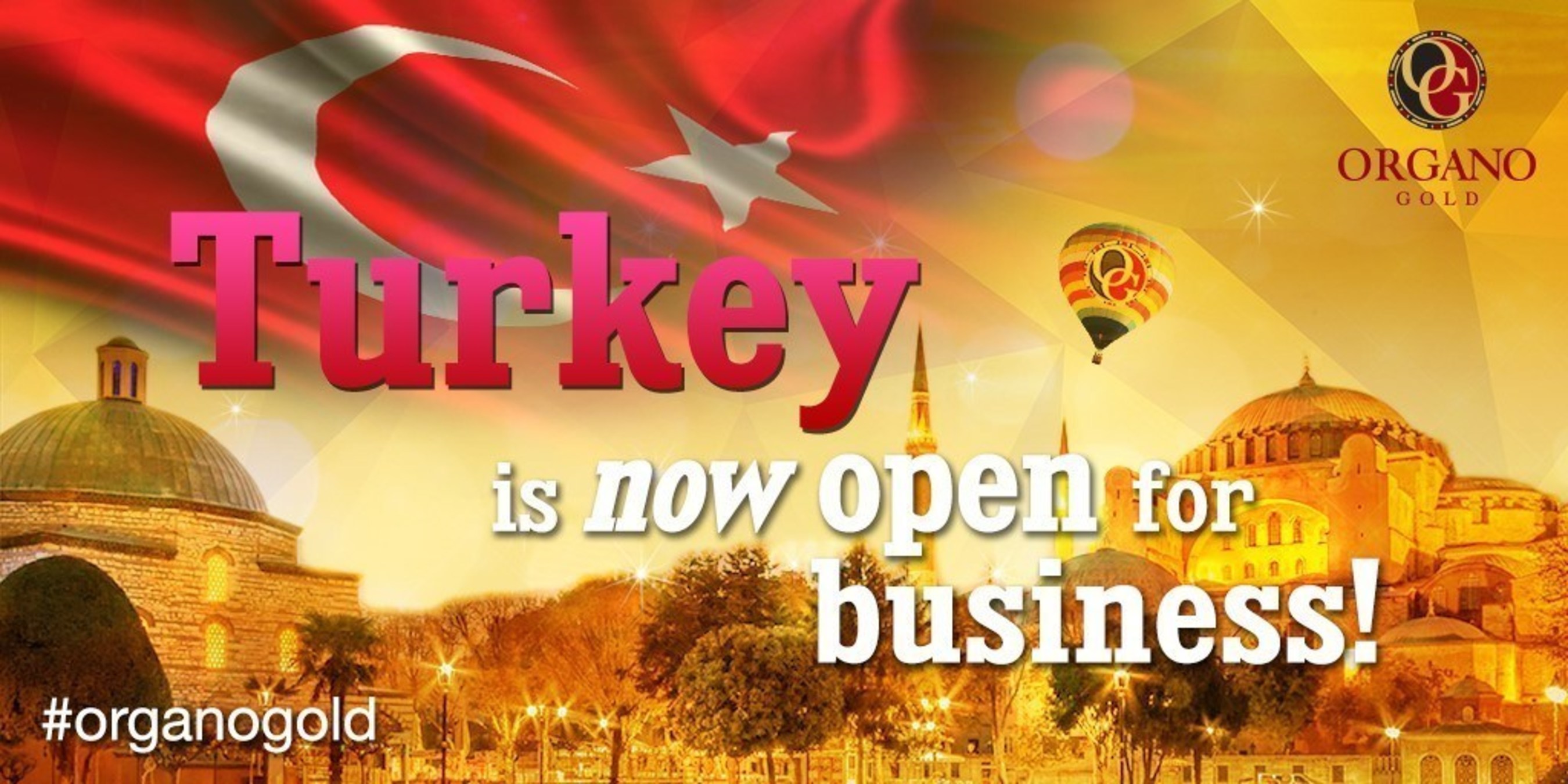 Turkey is now open for business