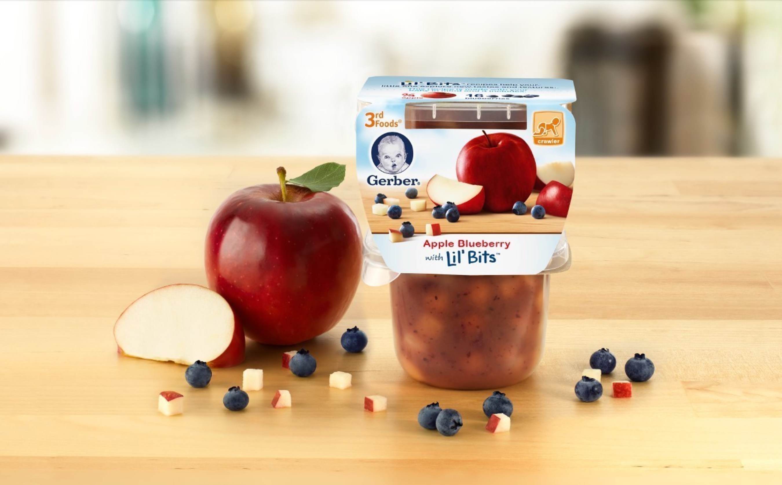 Gerber 3rd Foods(R) Lil' Bits(TM) Recipes -  Apple Blueberry