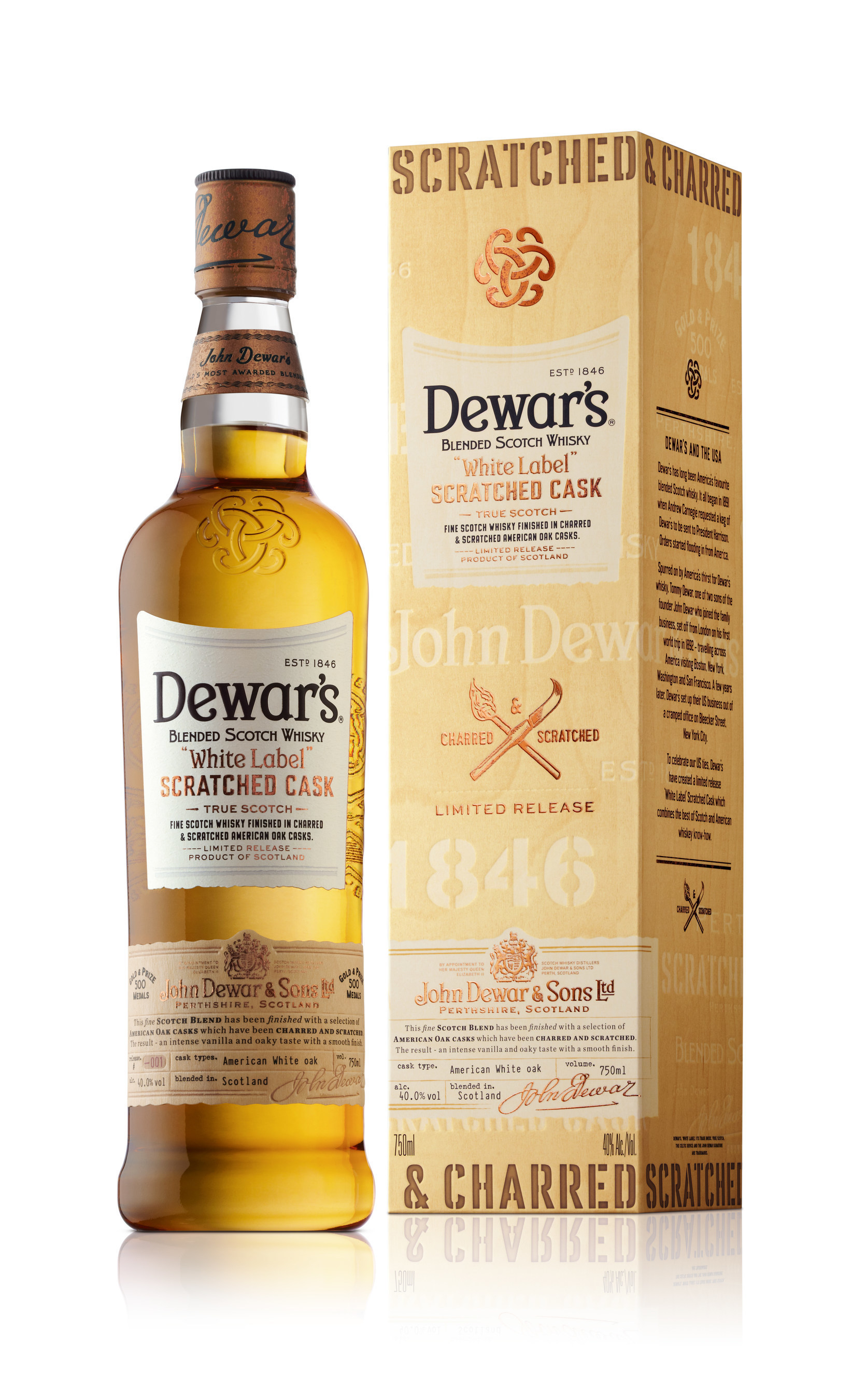 DEWAR'S(R) SCRATCHES ITS WAY TO A SMOOTH AND FLAVORFUL NEW SCOTCH