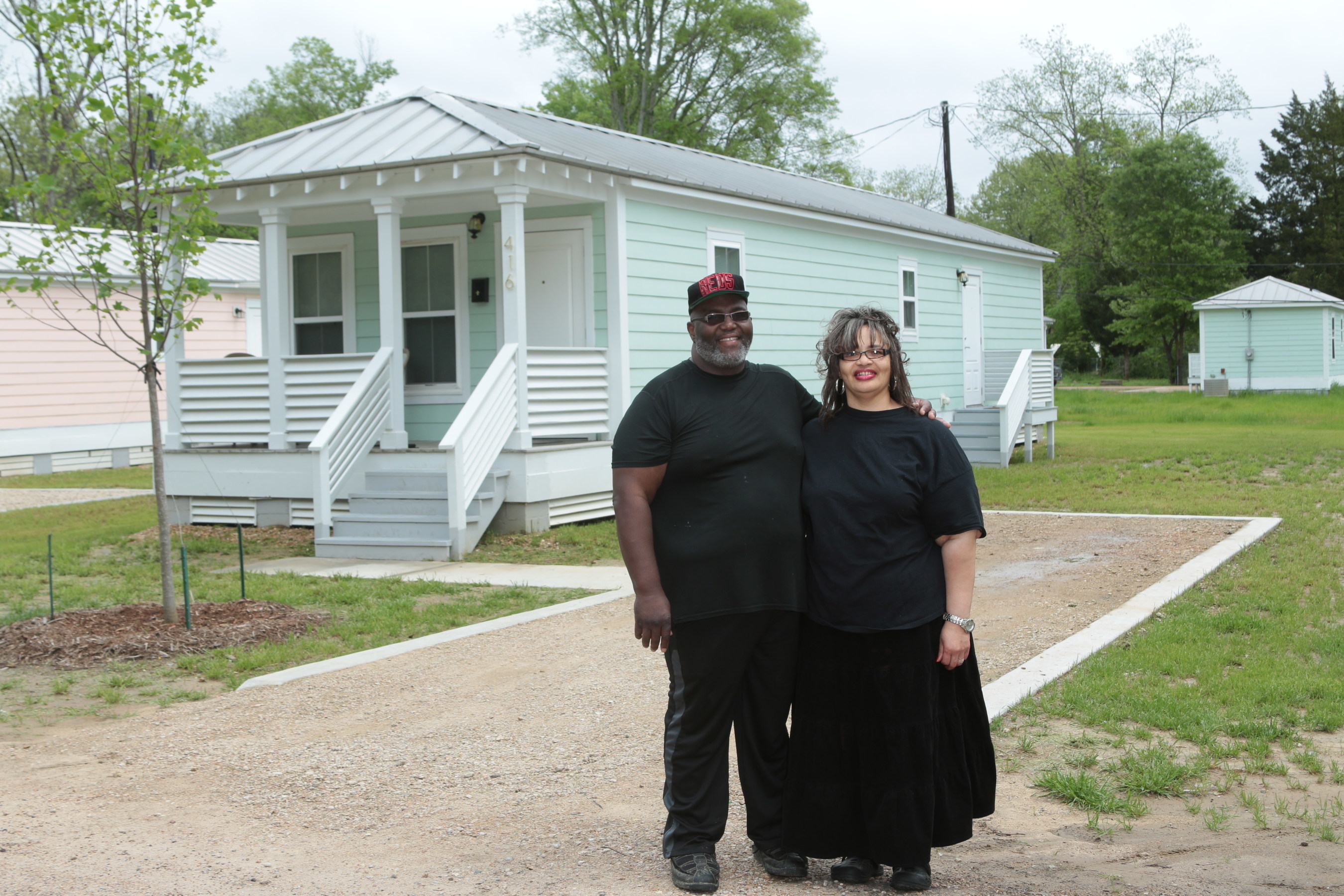 Lora and Michael Gallion were awarded a $4,000 Homebuyer Equity Leverage Partnership (HELP) grant from Planters Bank & Trust Company and the Federal Home Loan Bank of Dallas. The grant helped them purchase one of the Baptist Town Cottages in Greenwood, Mississippi. For more information about HELP grants, contact Planters Bank & Trust Company.