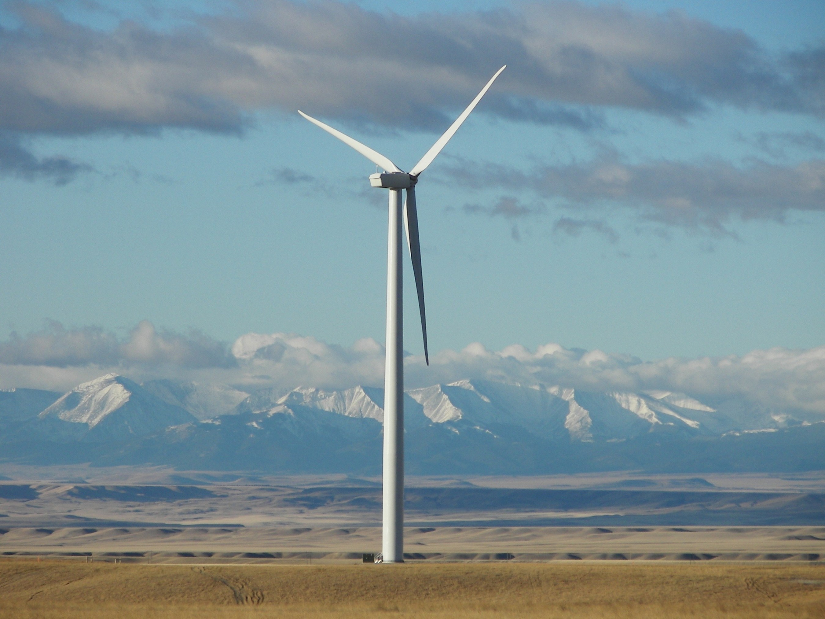Invenergy's Judith Gap Wind Farm in Wheatland County, Montana