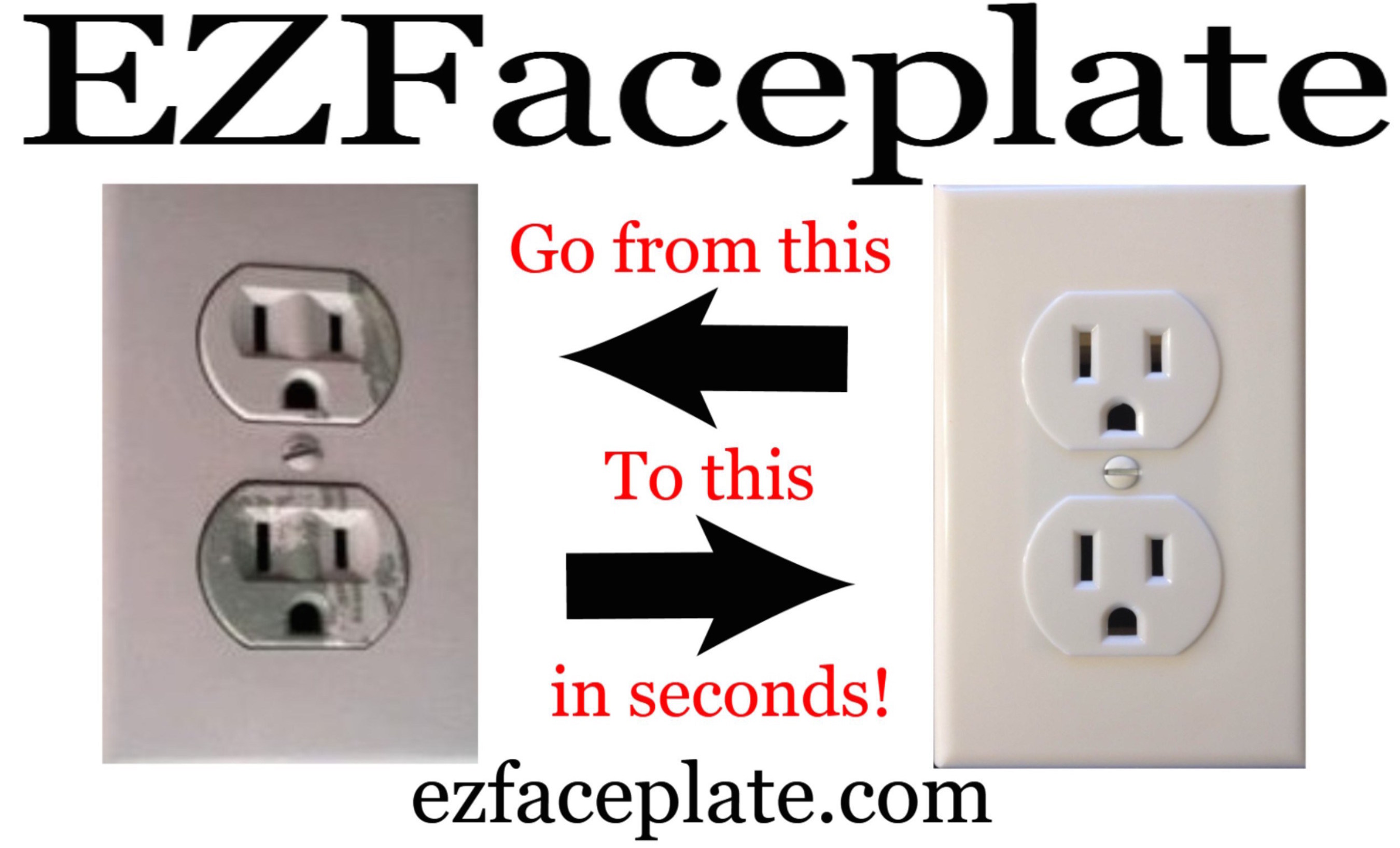 EZFaceplate Before and After