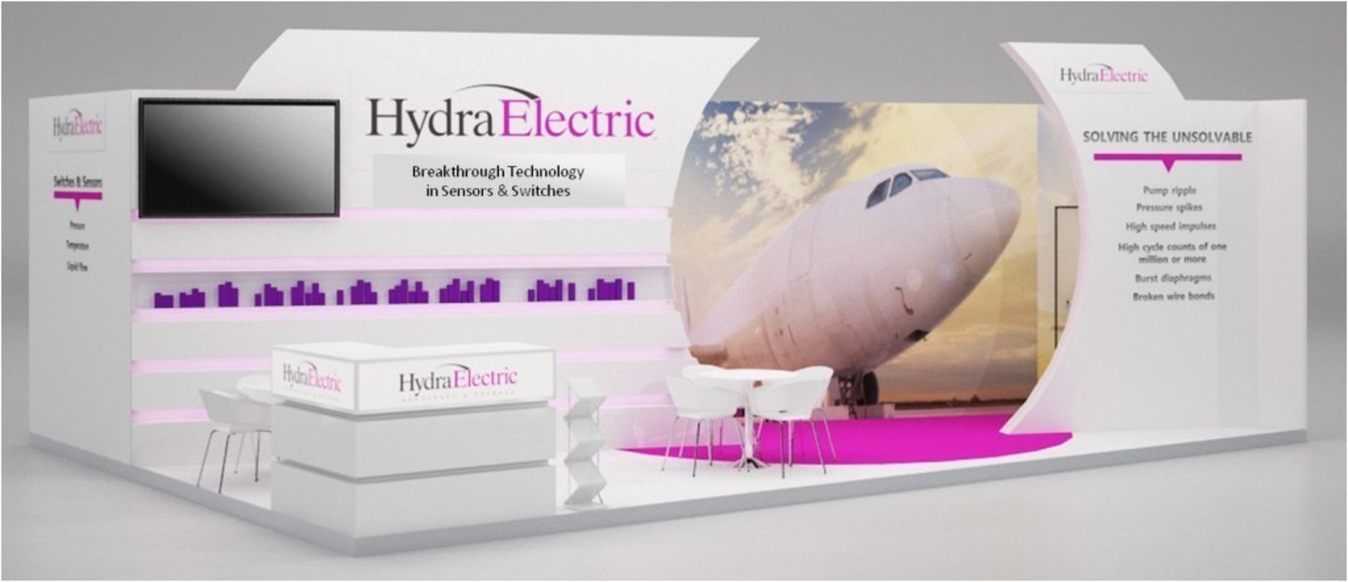 Hydra-Electric Company, a provider of breakthrough sensing technology for the aerospace industry, will exhibit at the 51st International Paris Air Show (Hall 5, Stand C-249), where the company will be introducing new high performance sensor and switch solutions at the world's largest aerospace trade show.