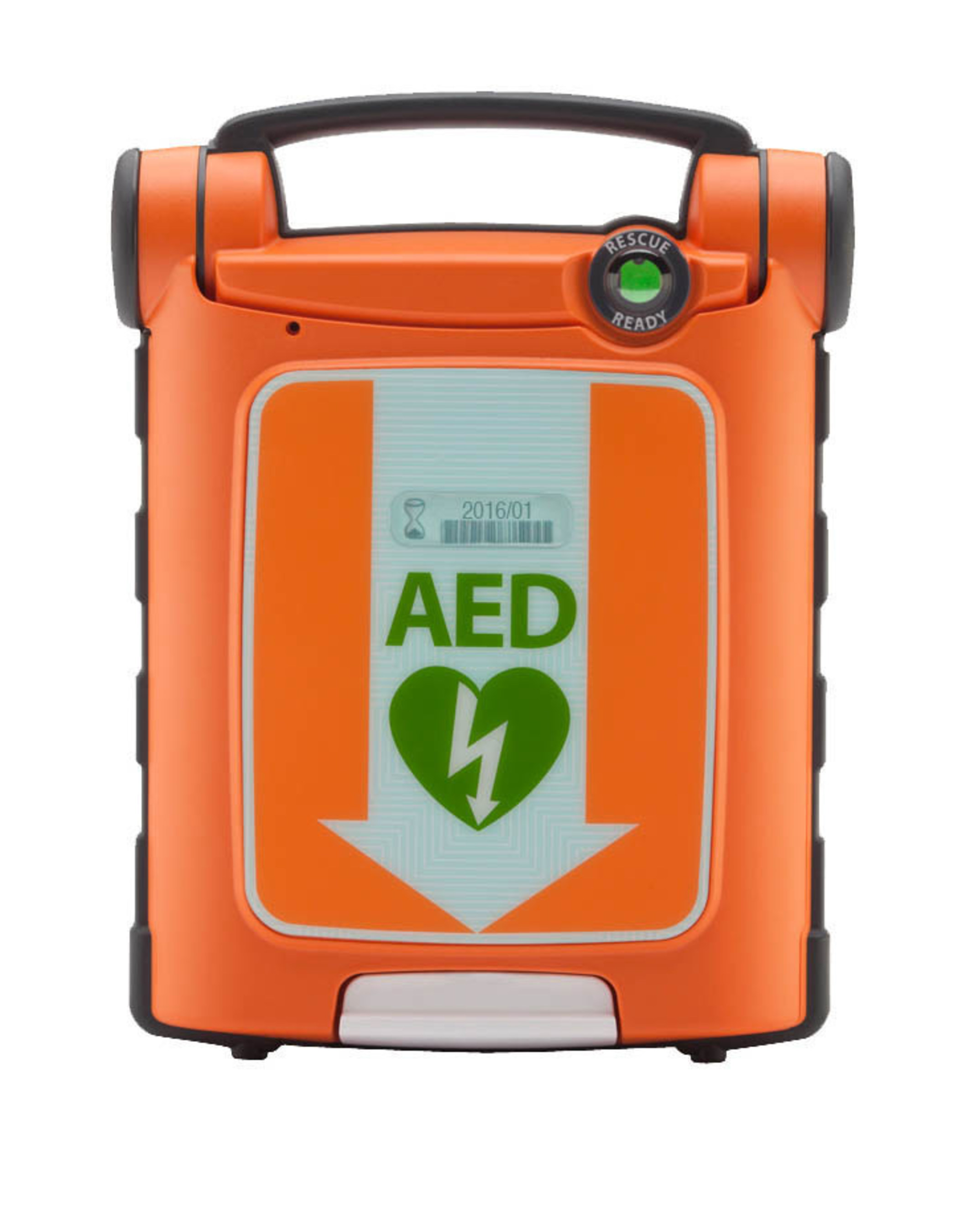 The Powerheart(R) G5 AED is the first FDA-approved AED to combine fully automatic shock delivery, fast shock times, and dual-language functionality to fight the leading cause of death in the United States: sudden cardiac arrest.
