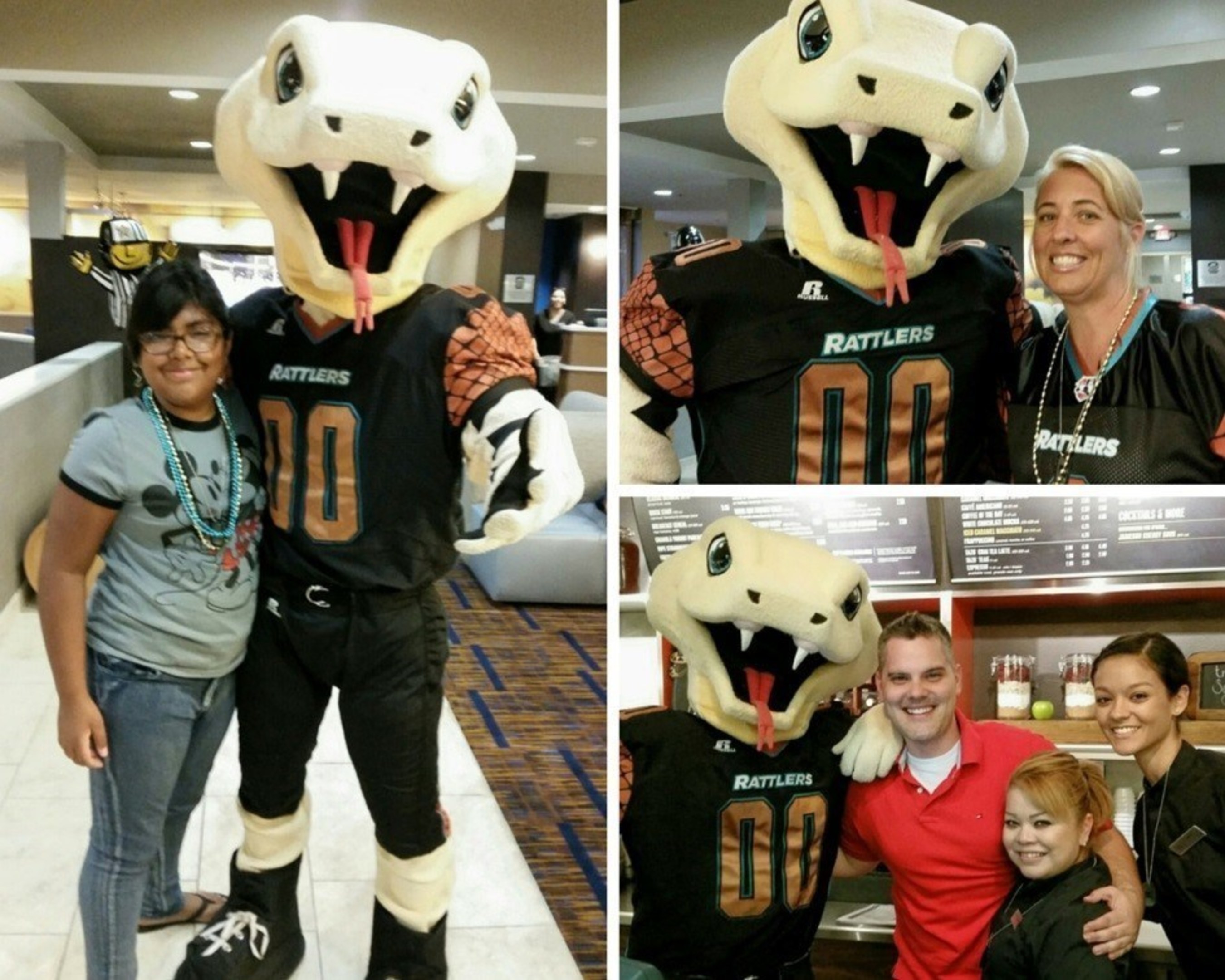 Courtyard Phoenix North entices Arizona Rattlers fans with an exciting watch party during the July 31, 2015 away game. The 7:30 p.m. gathering is complete with seven TVs, free popcorn, free Rattlers necklaces and a special appearance from the beloved mascot, Stryker. For information, visit www.marriott.com/PHXMC or call 1-602-944-7373.