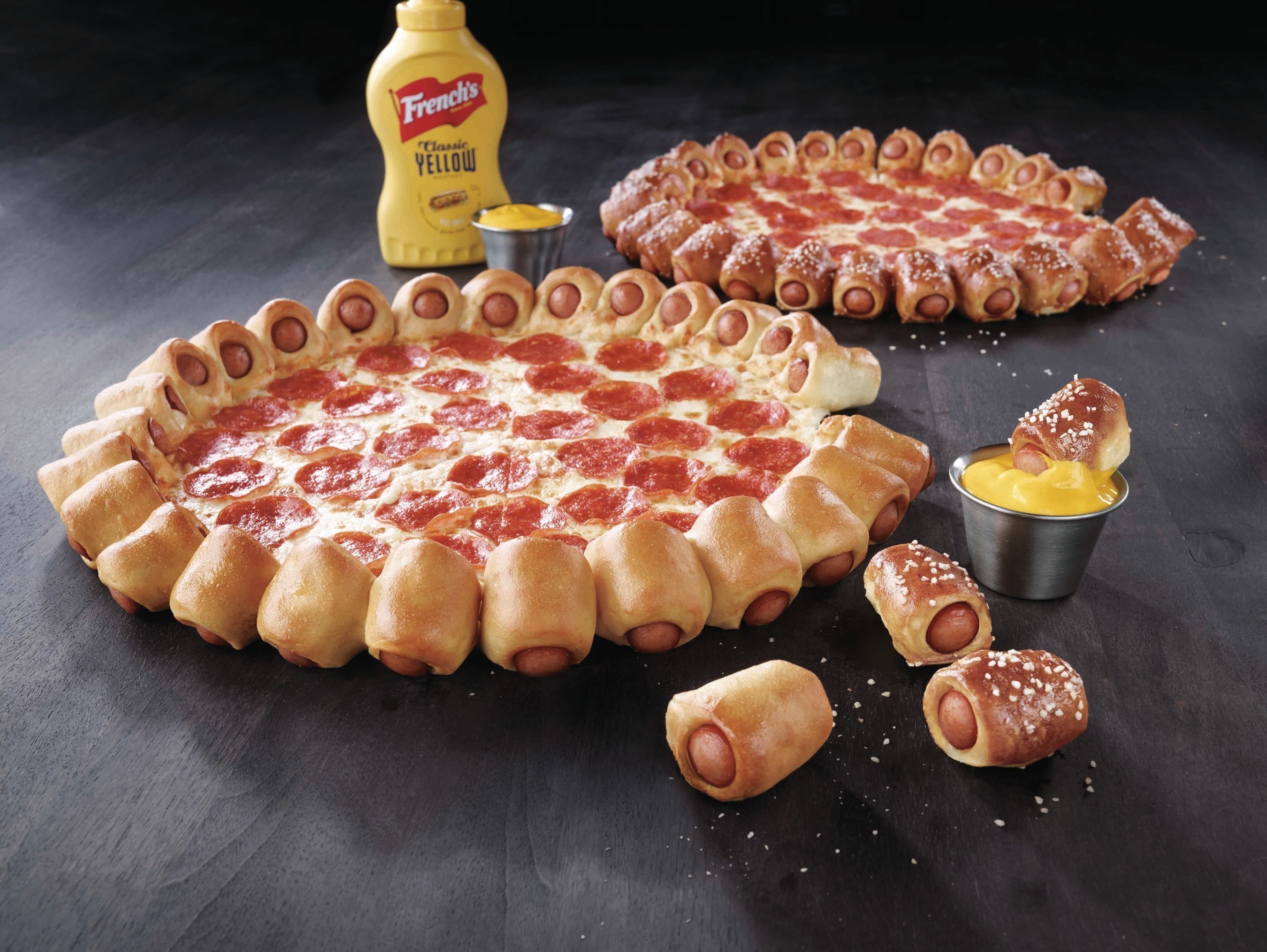 Pizza Hut Hot Dog Bites Pizza available beginning at 11 a.m. on Thursday, June 18.
