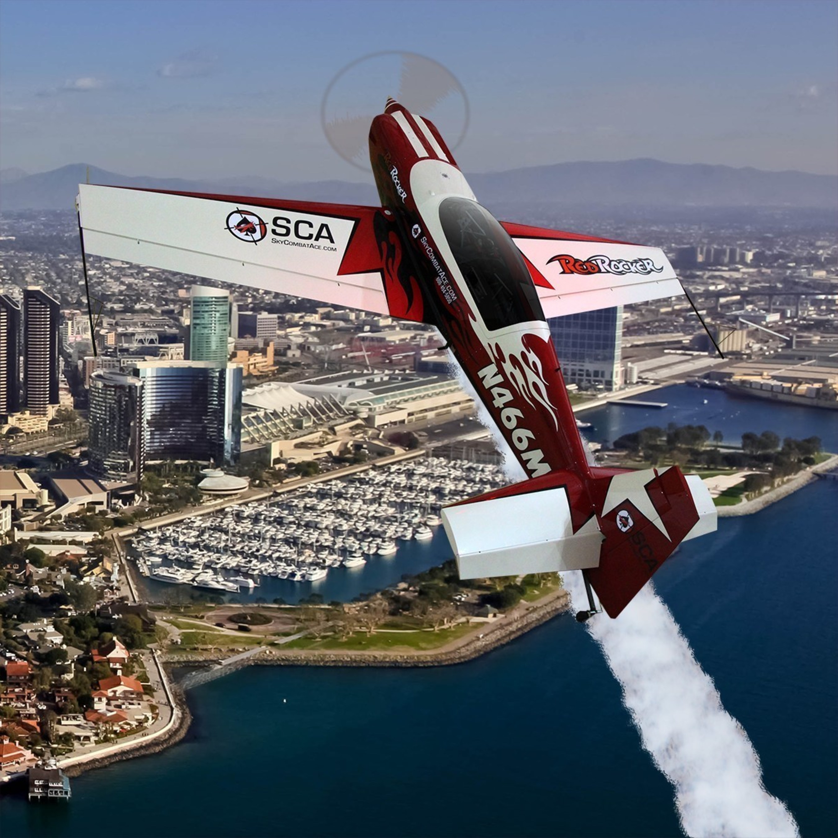 Enjoy the adventure-of-a-lifetime with Sky Combat Ace (SCA), as you suit up for a wild acrobatic flight of non-stop spins, barrel rolls, hammerheads and loops high above the San Diego coastline.