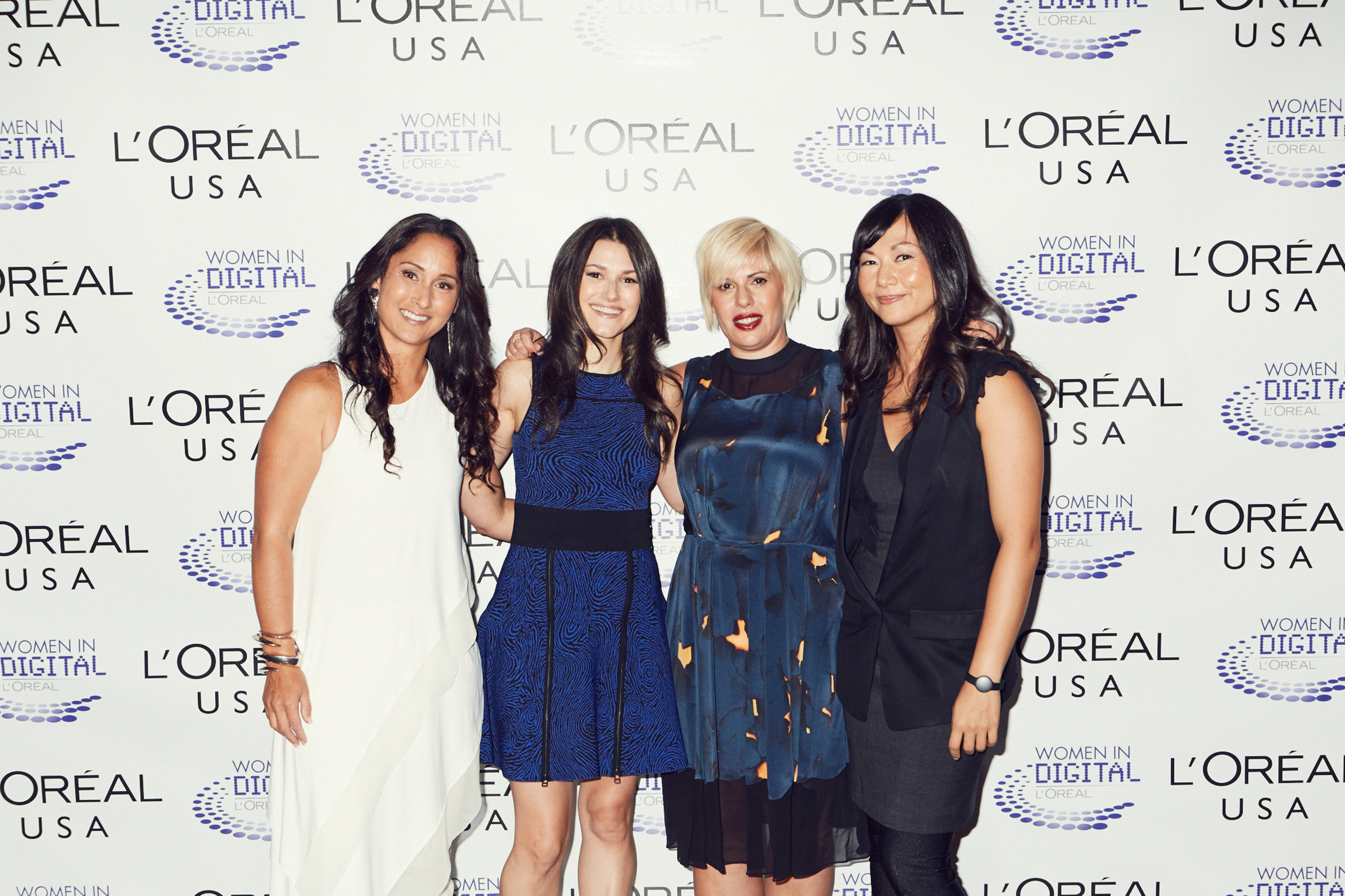 2014 winners of L'Oreal USA's NEXT Generation Awards, and Rachel Weiss, VP of Digital Innovation and Entrepreneurship at L'Oreal USA
