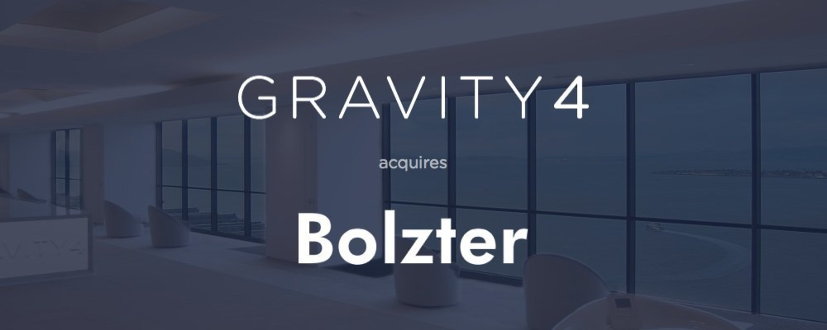 Gravity4 Acquires Bolzter; now named CrossGraph.