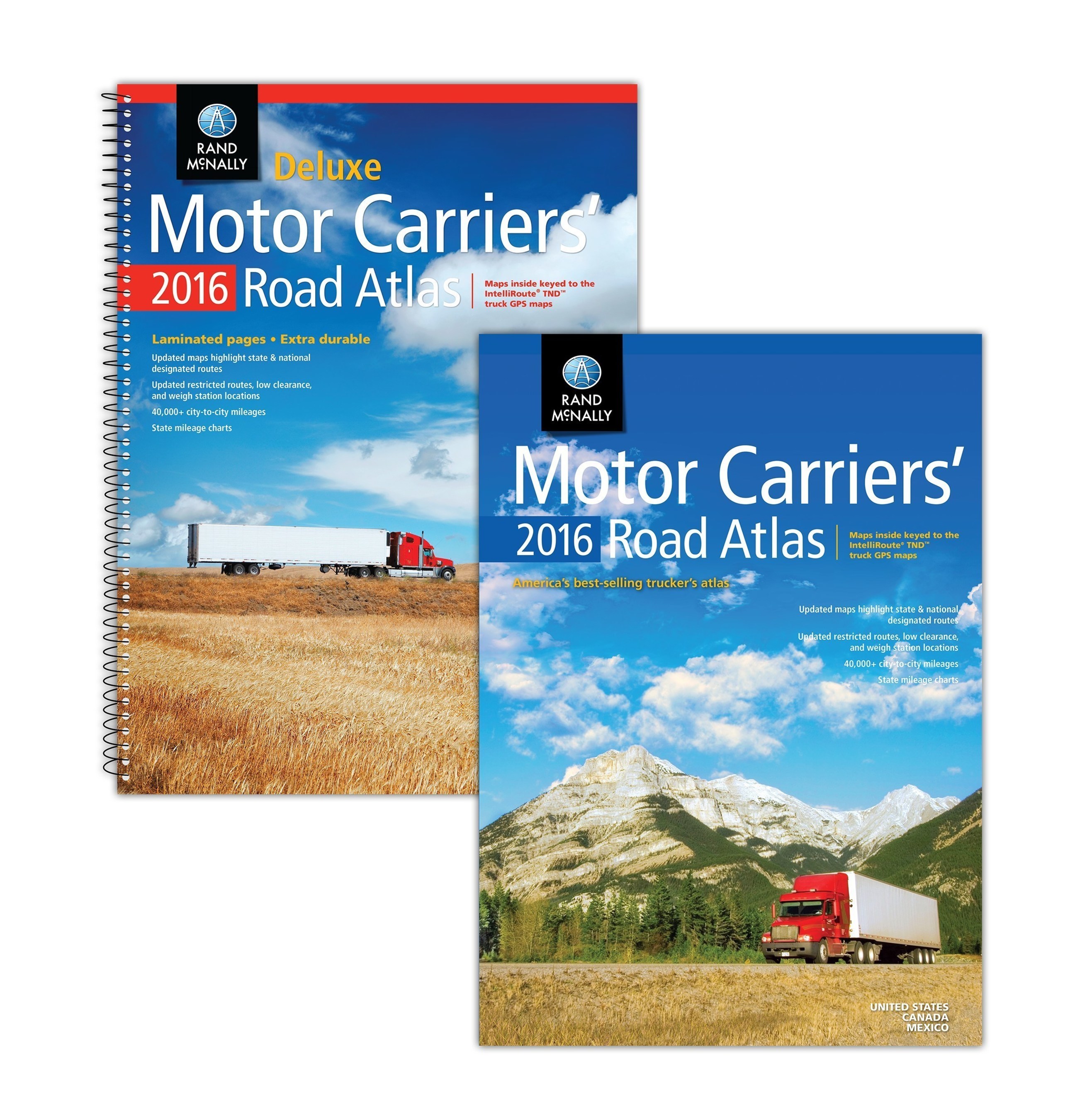 Rand McNally today released the 2016 edition of its #1-selling trucker's atlas, the Motor Carriers' Road Atlas. The printed atlas has served over-the-road professional drivers for more than 30 years.