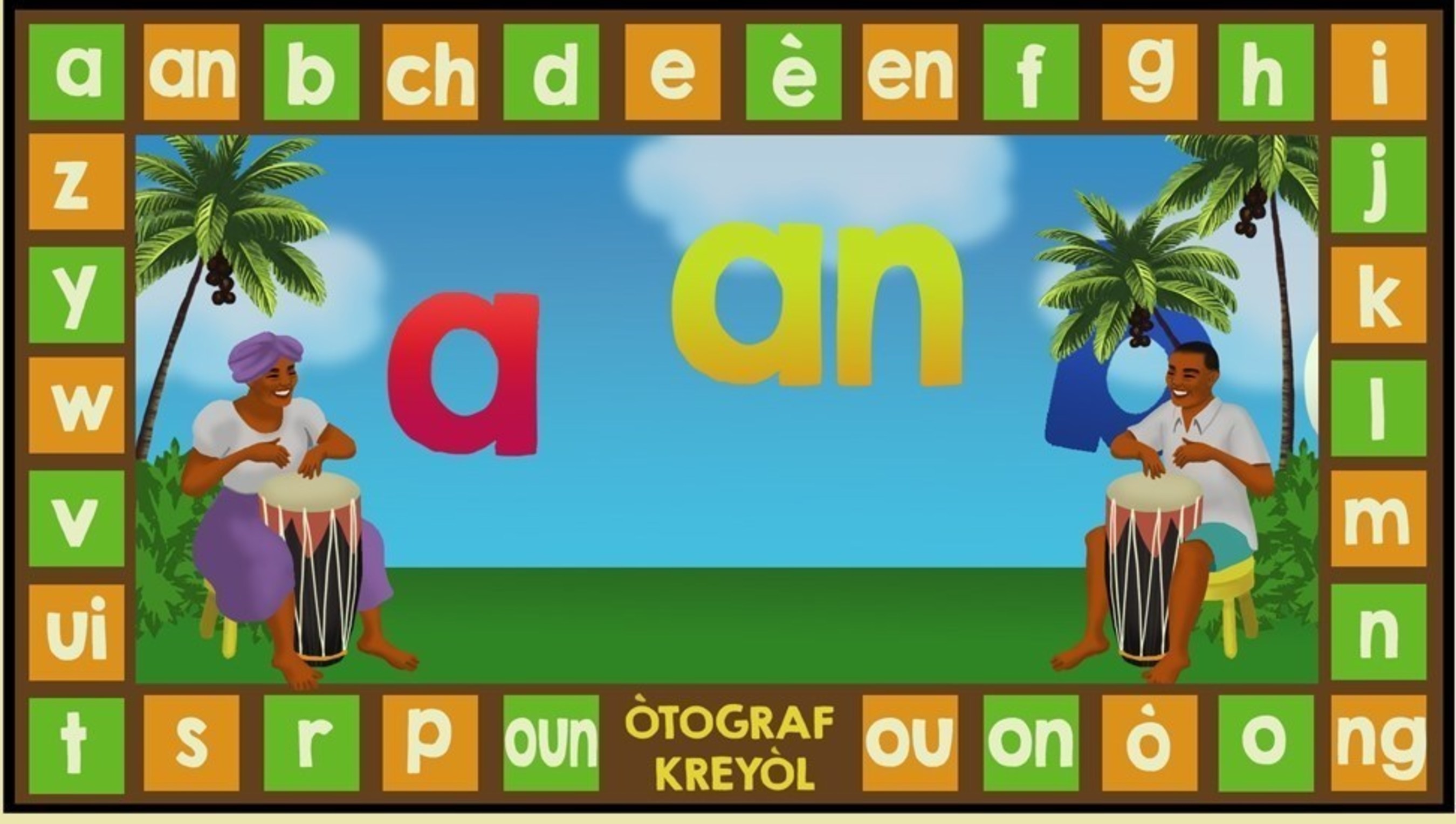 Kreyol alphabet DVD
