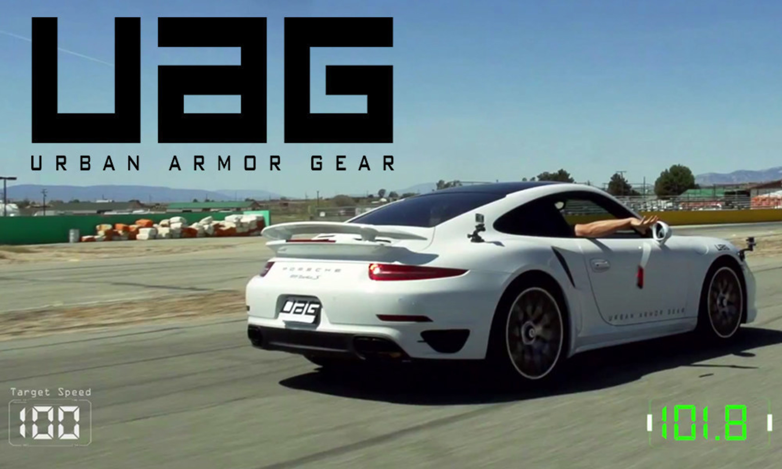 URBAN ARMOR GEAR DROPS AN IPHONE 6 FROM A MOVING VEHICLE TESTING THE LAWS OF PHYSICS - Watch a Brand New iPhone 6 Protected by UAG Folio Case Survive a 121.9mph Drop from Moving Vehicle