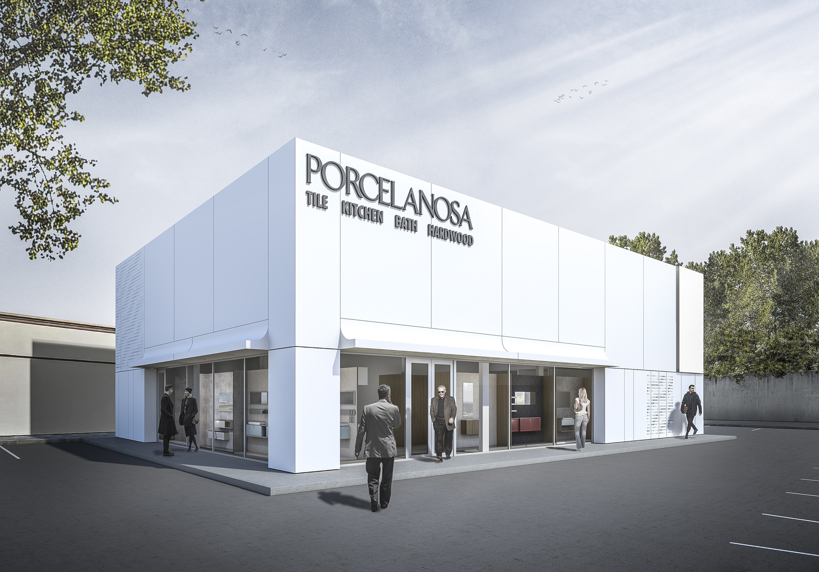PORCELANOSA Introduces The First KRION(R) Solid Surface Building In The U.S.