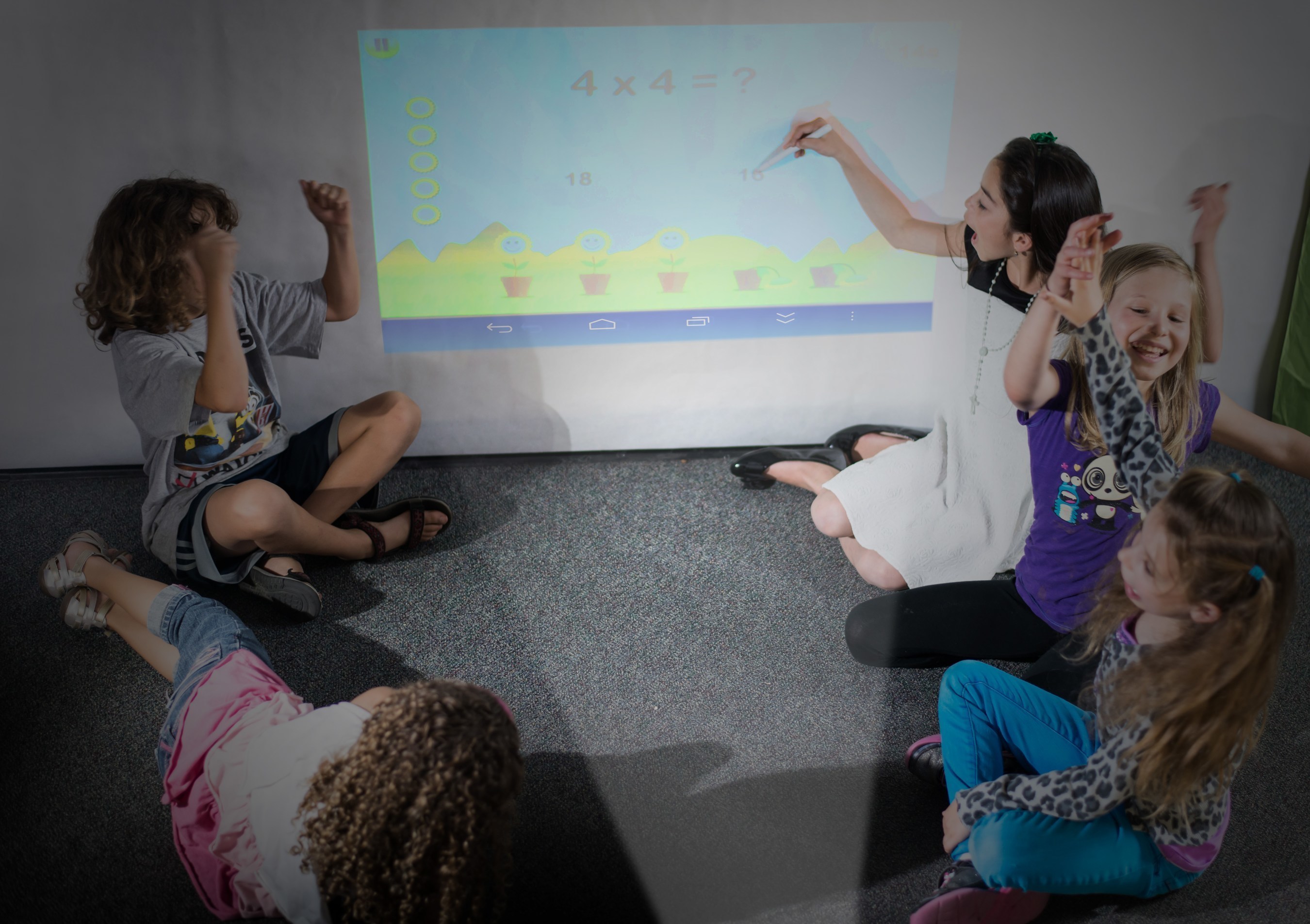 The Touchjet Pond Projector brings collaboration and cooperative learning to classrooms.