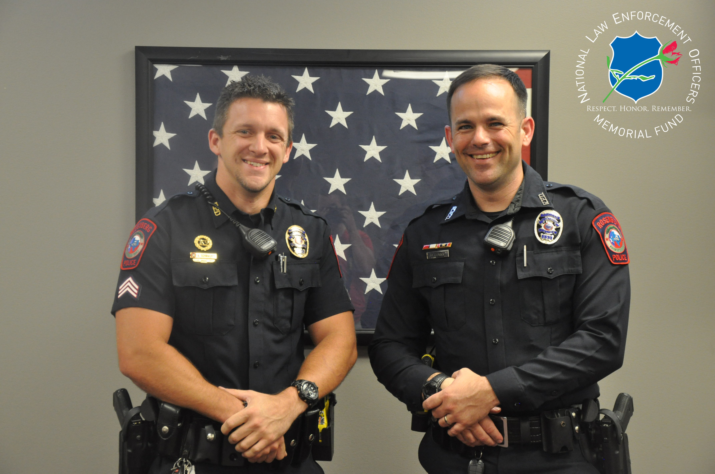 Sergeant Anthony Schnacky and Officer Matthew Curry Receive June 2015 Officer of the Month Award.