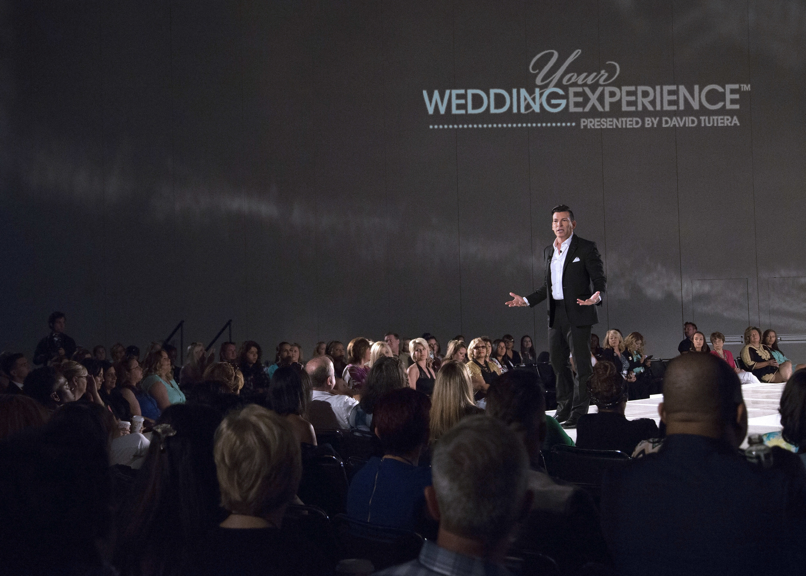 David Tutera on stage at Your Wedding Experience Atlanta