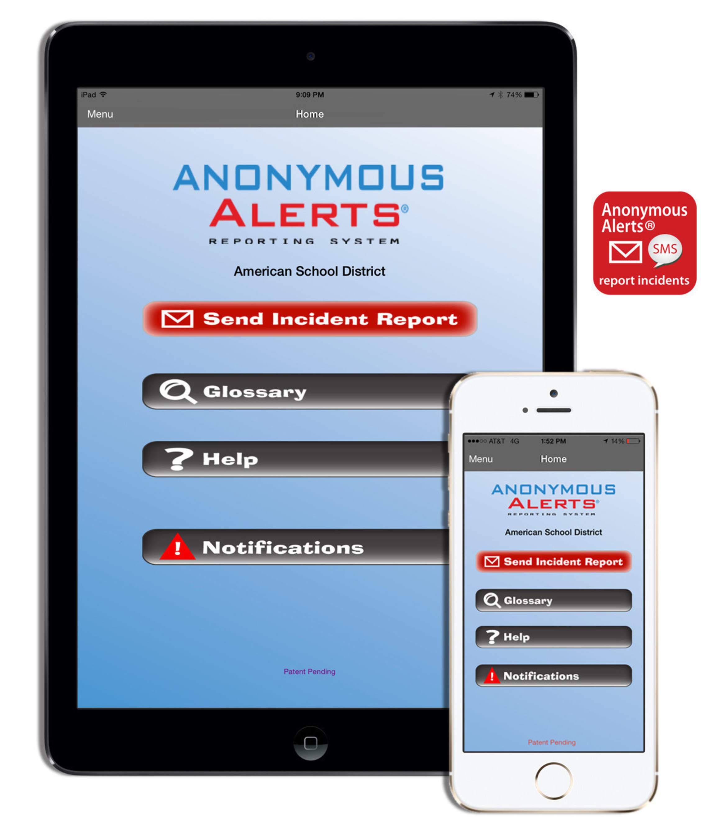 Anonymous Alerts Anti-Bullying App is Now Patented