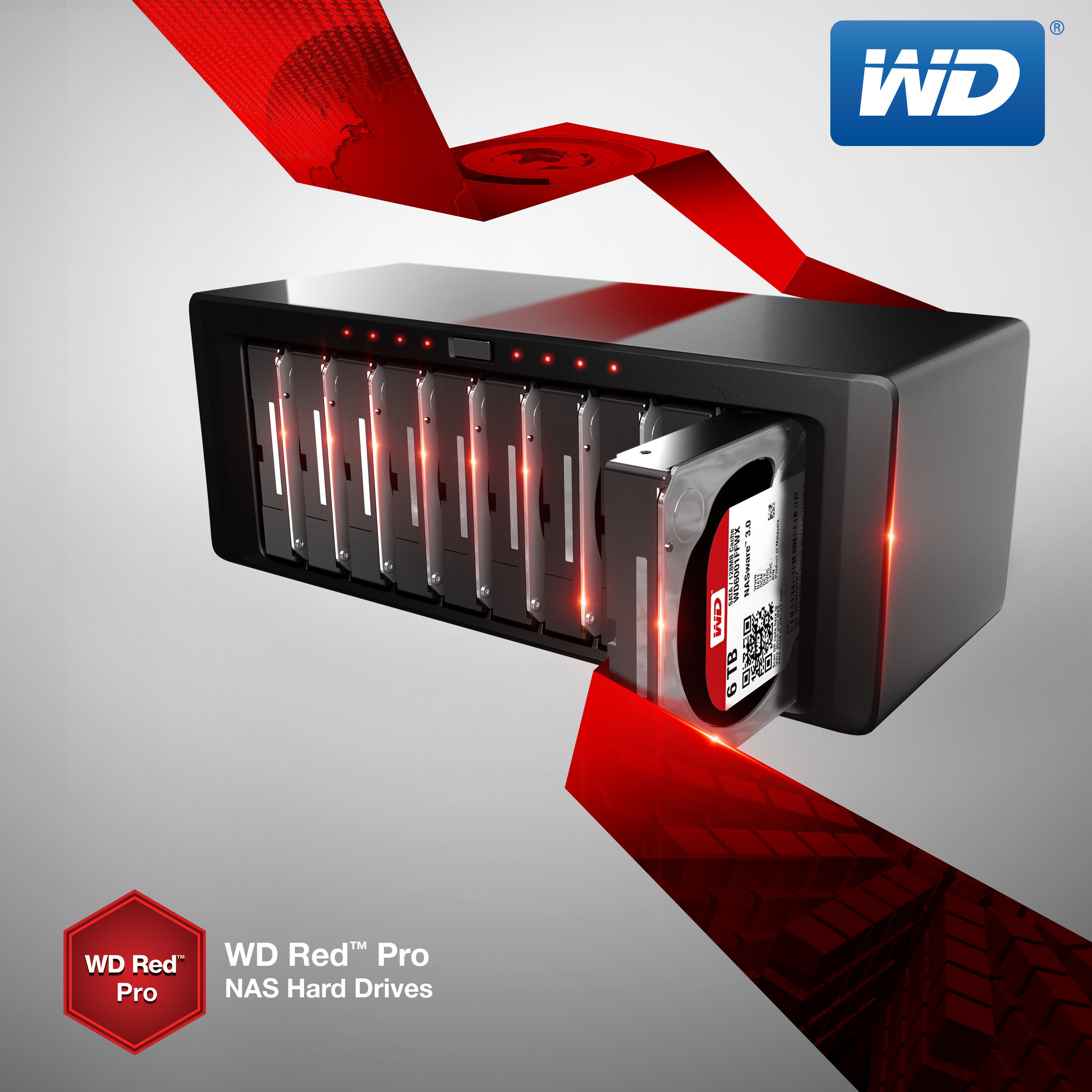 WD Red(TM) Pro Drives Now Available In 6 TB