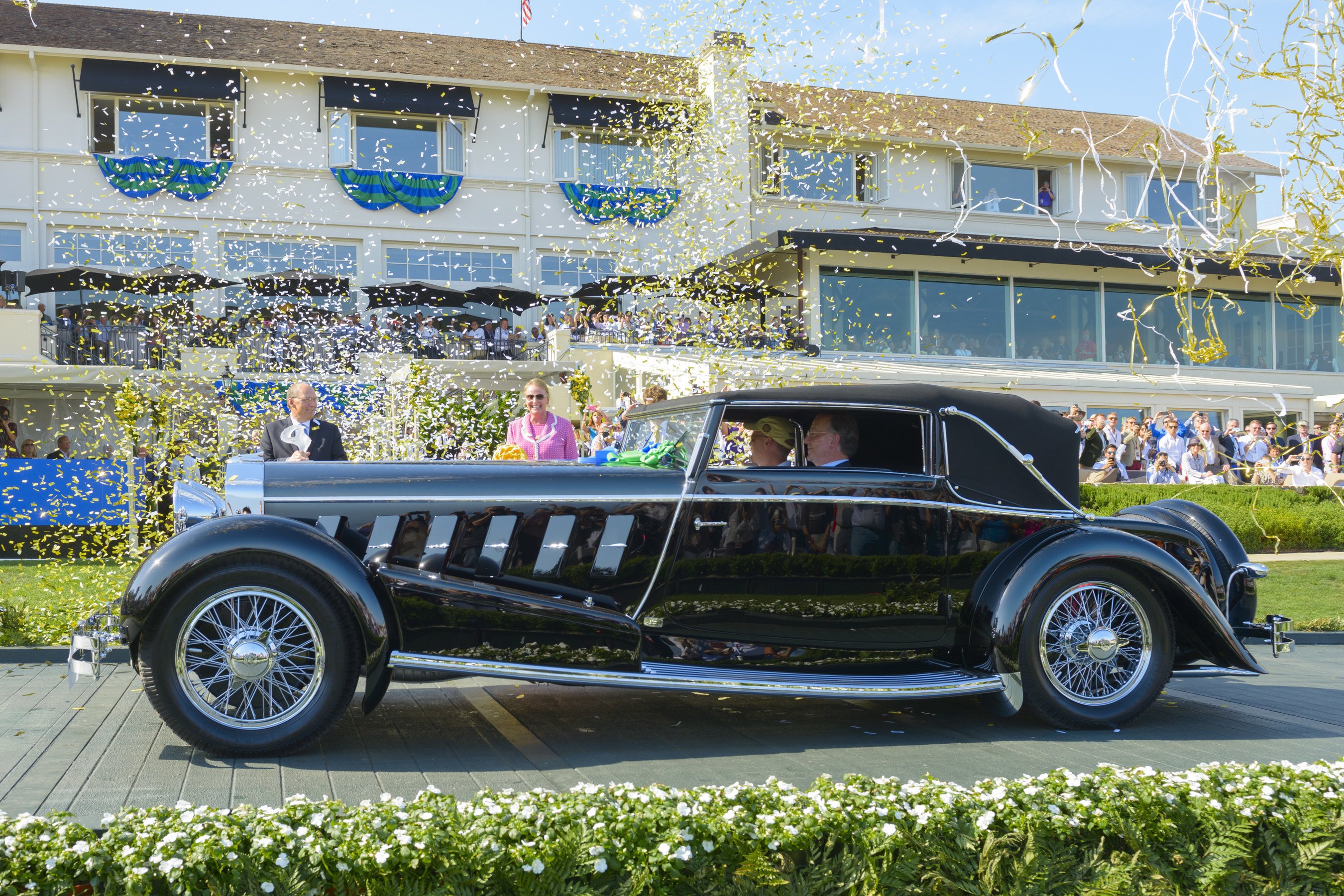 2015 Best of Show award goes to a 1924 Isotta Fraschini Tipo 8A F. Ramseier & Cie Worblaufern Cabriolet. Photo Copyright (C) Kimball Studios / Courtesy of Pebble Beach Concours d'Elegance