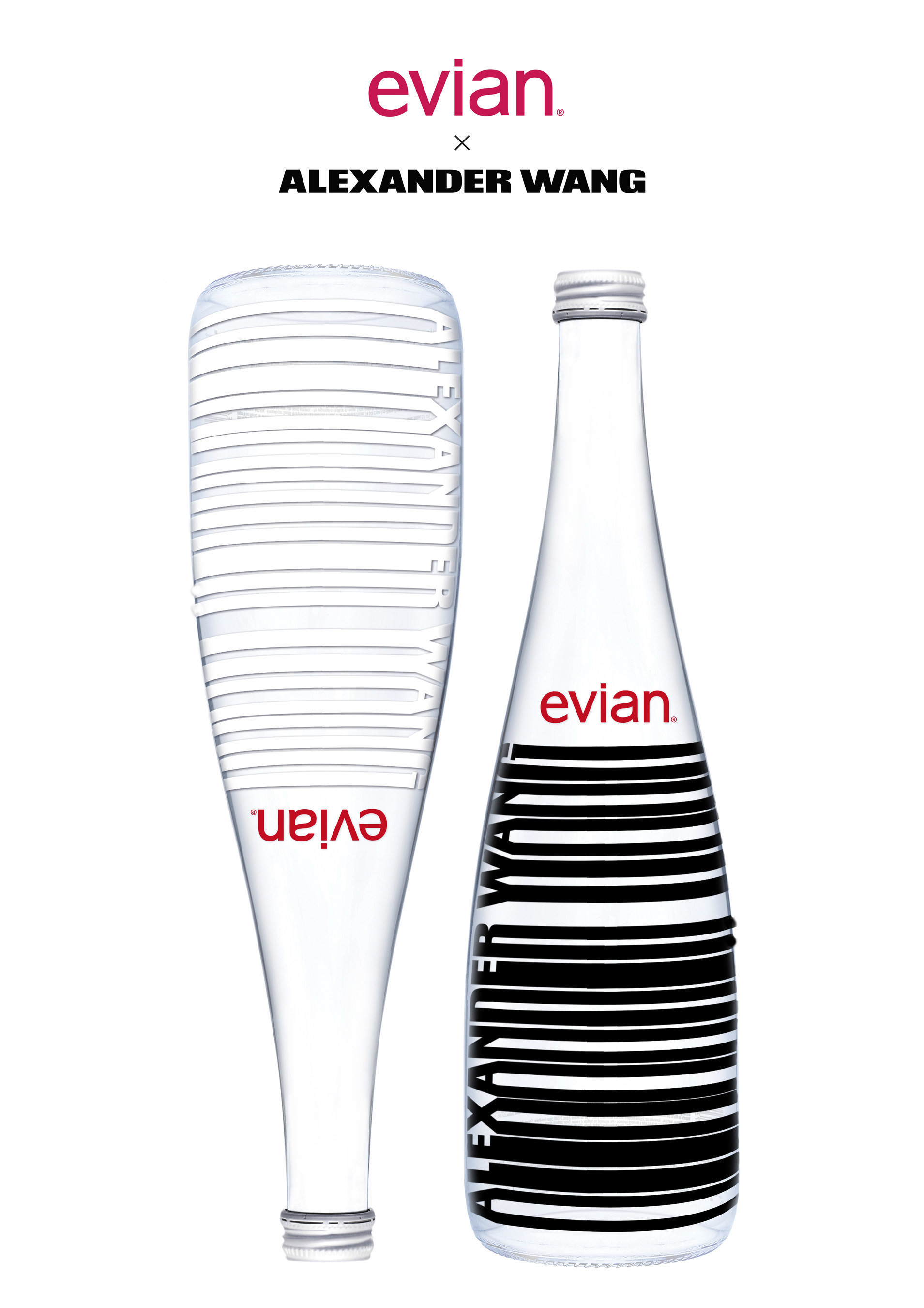 evian + Alexander Wang Limited Edition Bottle