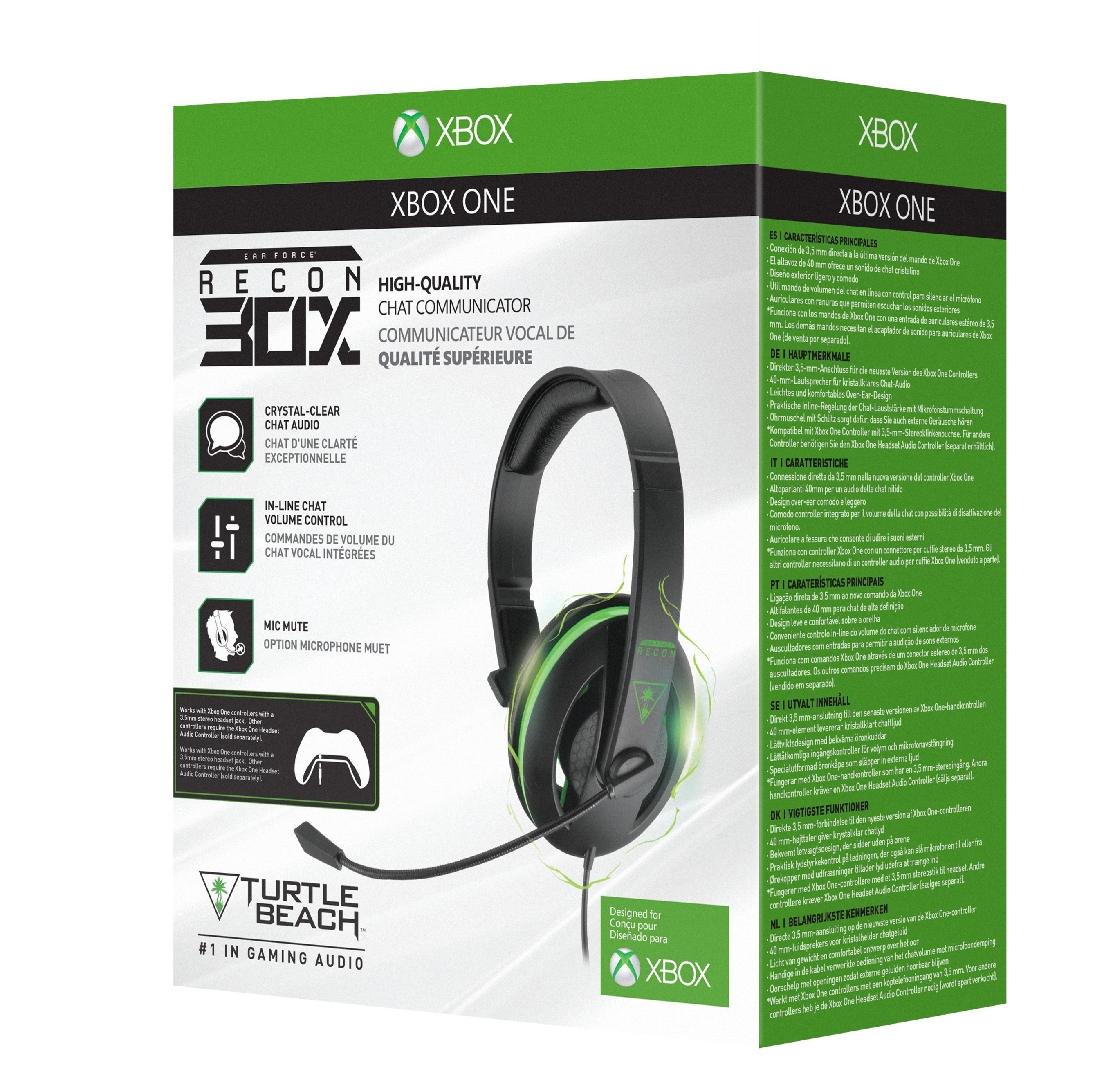 Turtle Beach Launches Ear Force Recon 30X Chat Headset Xbox