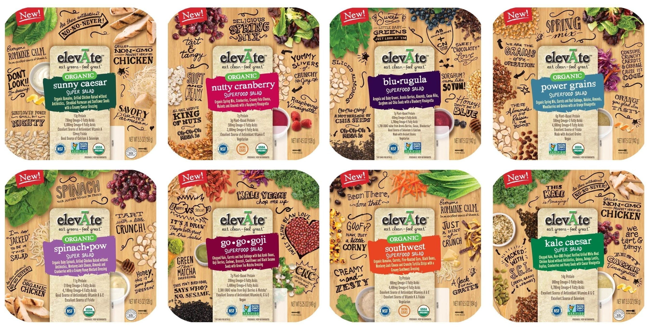 Ready Pac Foods launches 'elevAte,' a brand new collection of ready-to-eat superfood salad blends.