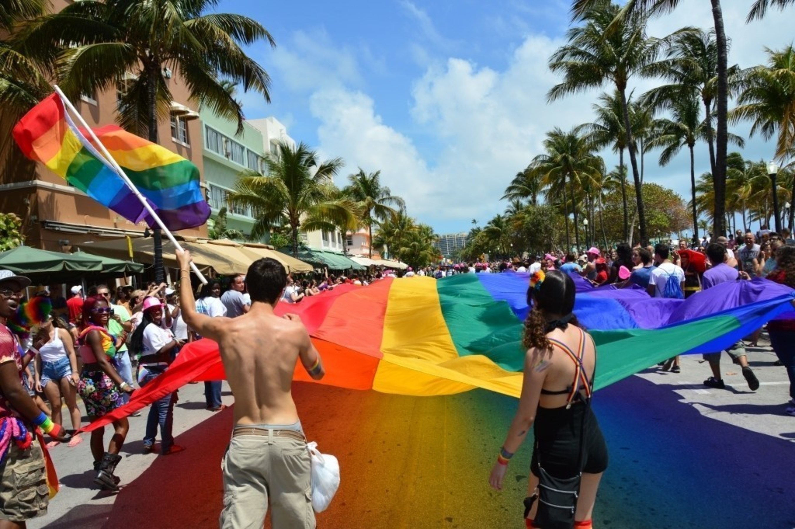 Miami Beach Pride on Ocean Drive (Photo Credit: Juan Saco)