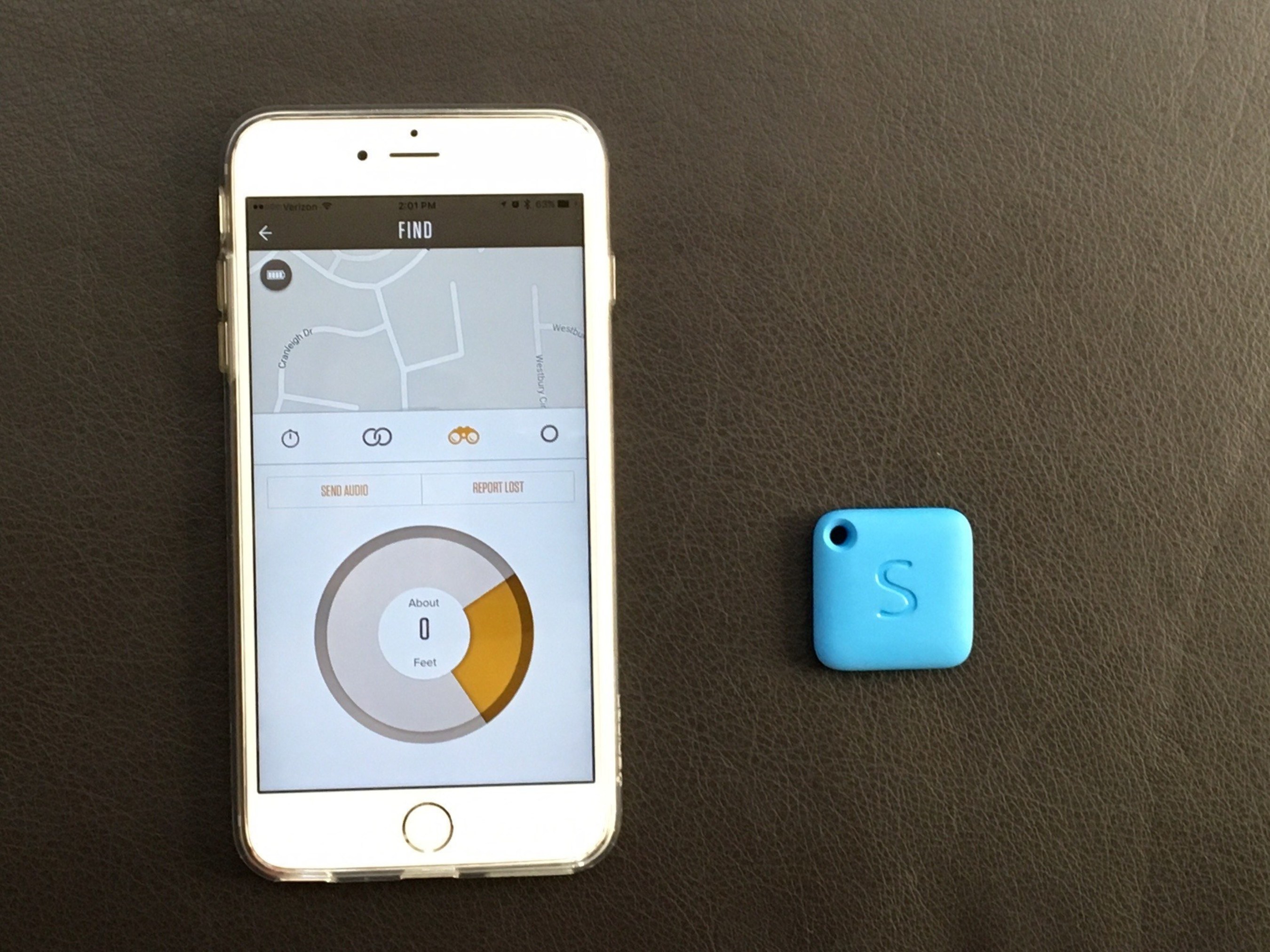 StoneTether provides the first directional Bluetooth tracking system