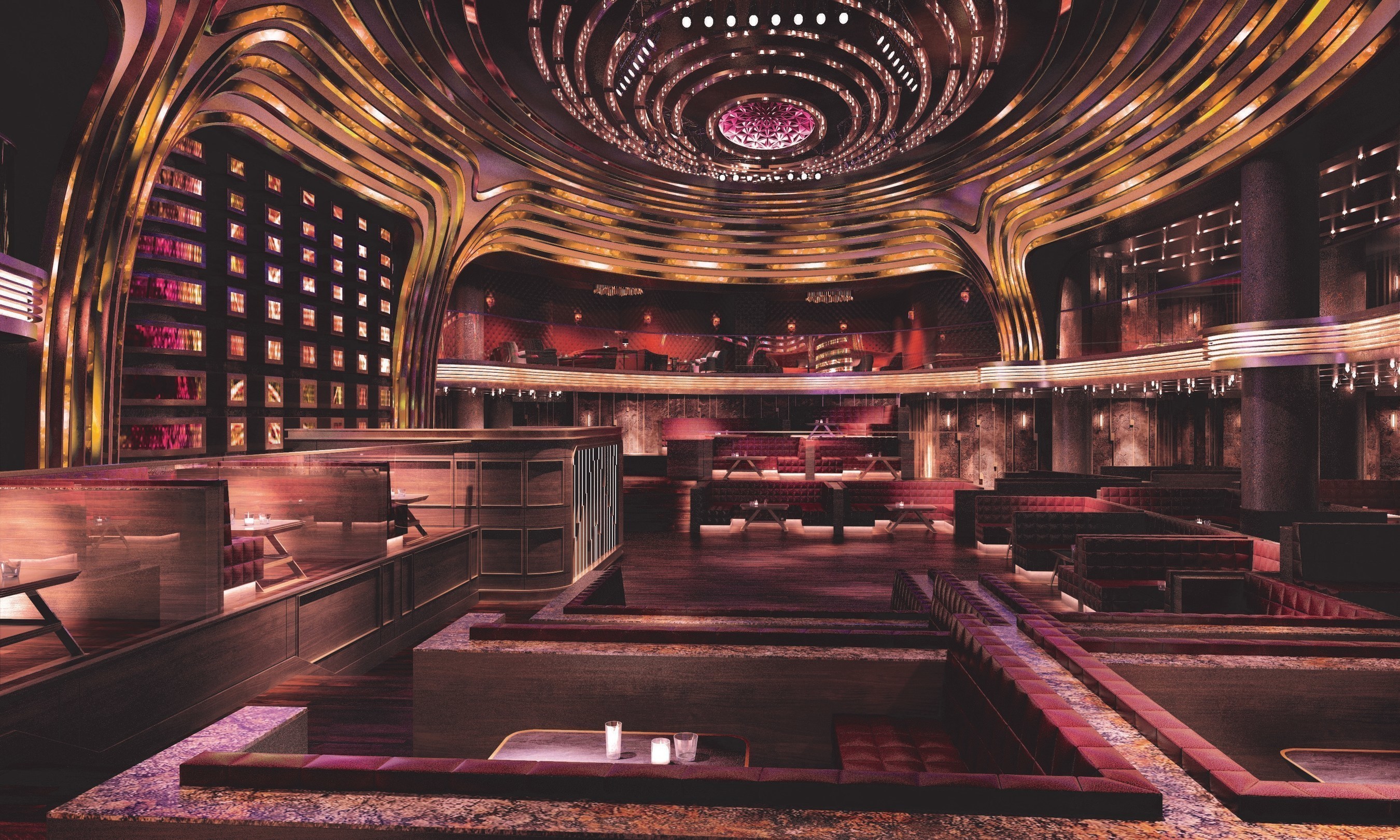 JEWEL Nightclub main room rendering