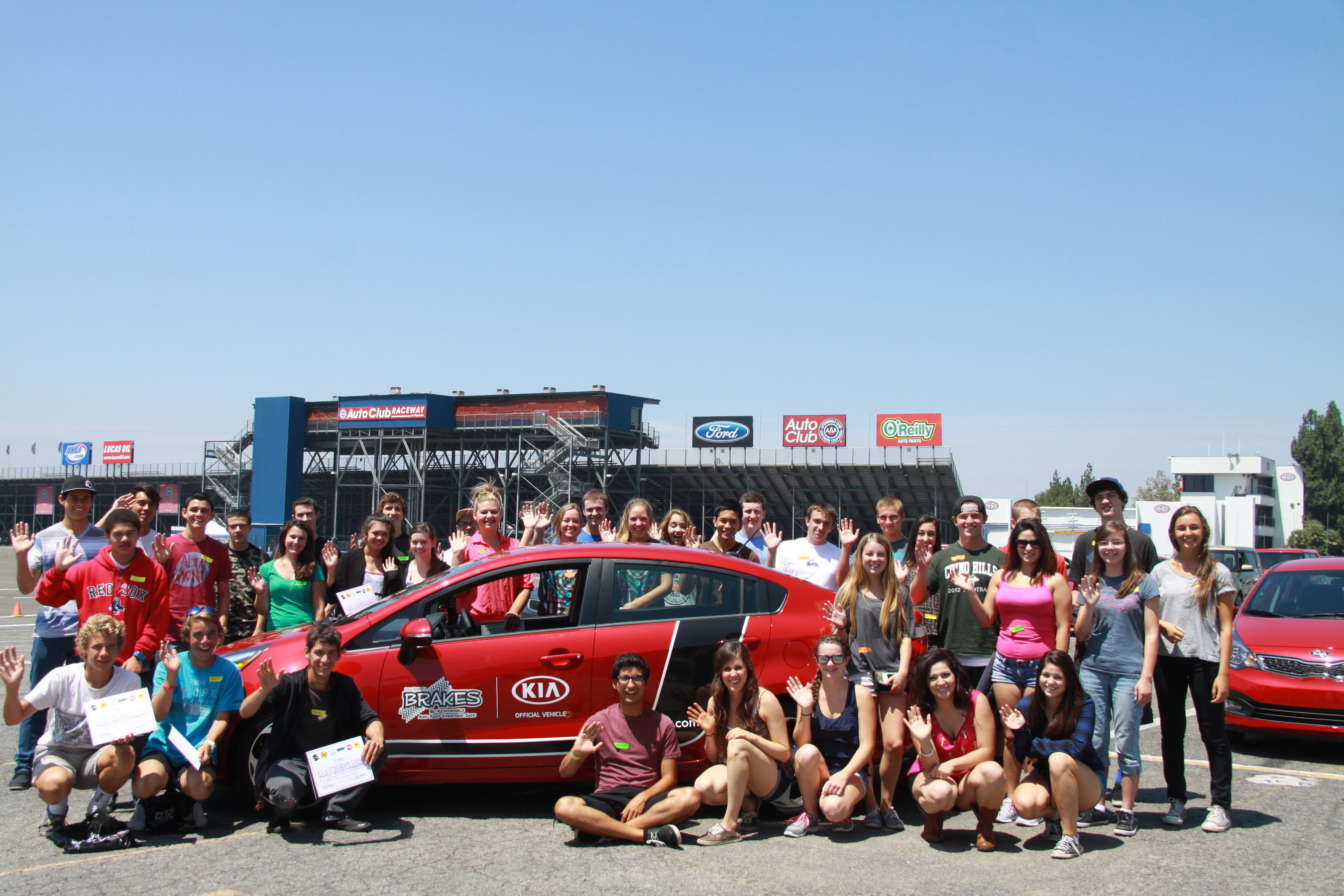 Kia Motors America and B.R.A.K.E.S. support National Teen Driver Safety Week with free hands-on defensive driver training
