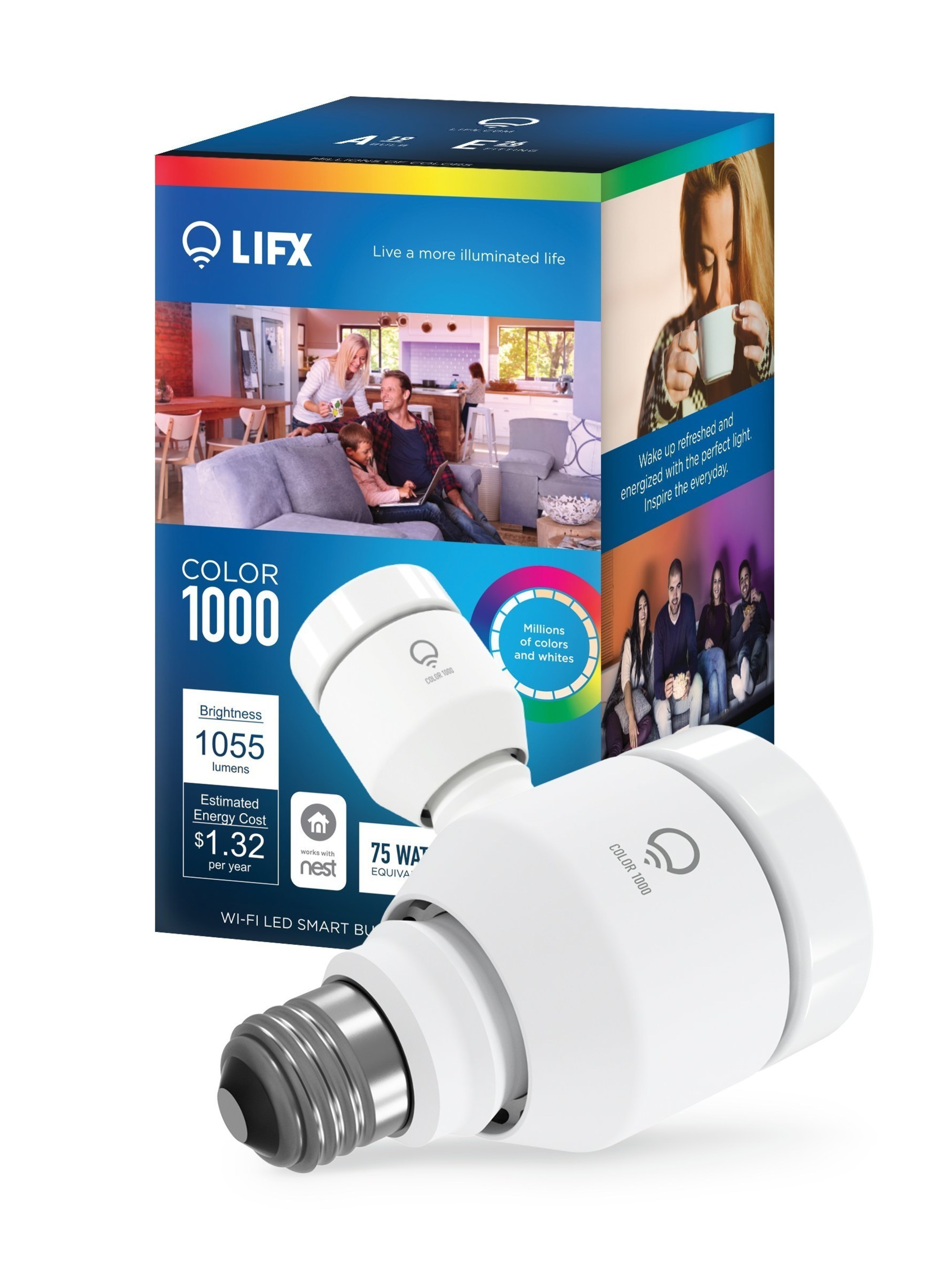 The new LIFX Color 1000 Bulb