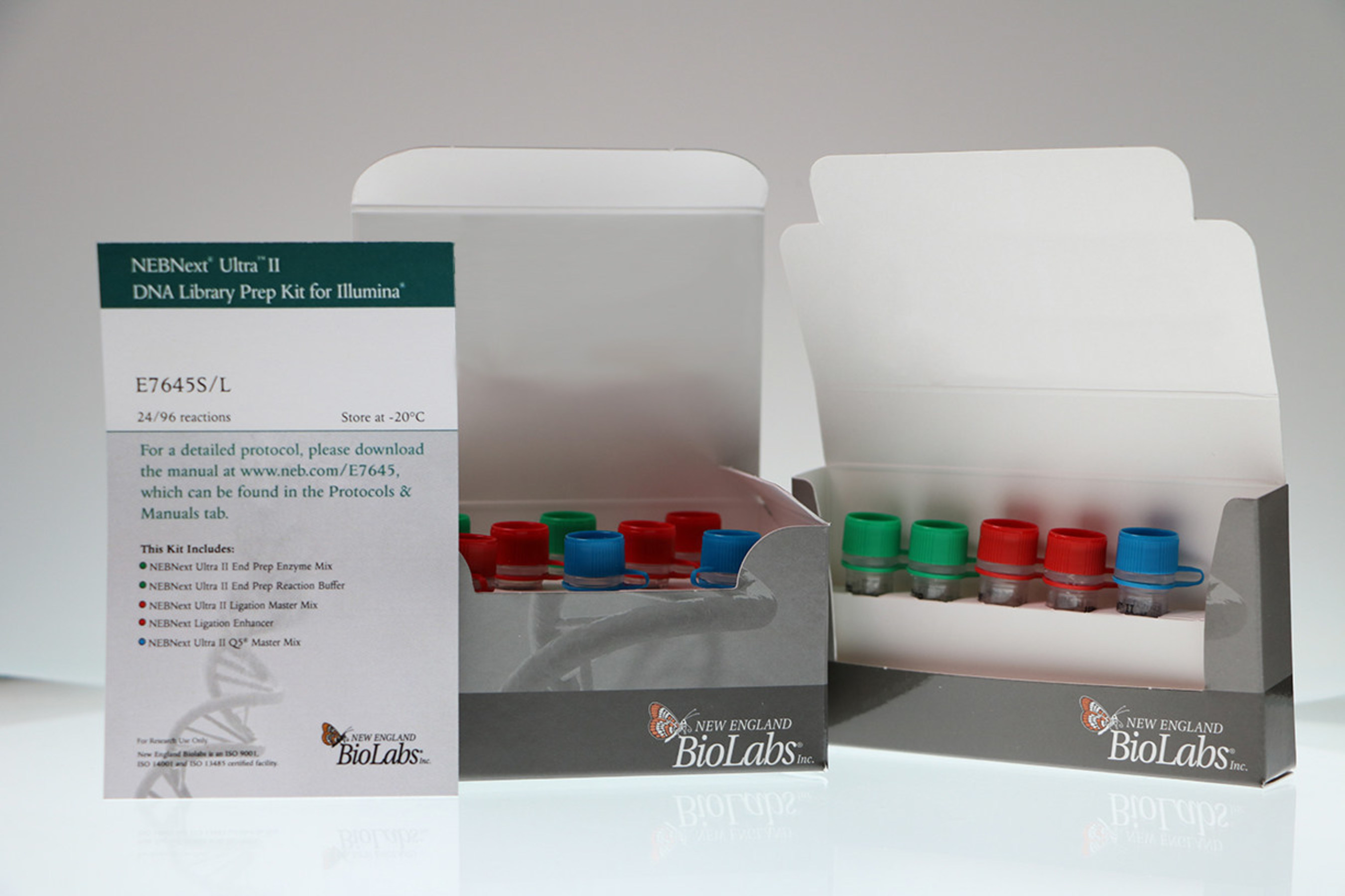 Now available: NEBNext Ultra II DNA Library Prep Kit for the Illumina Platform.