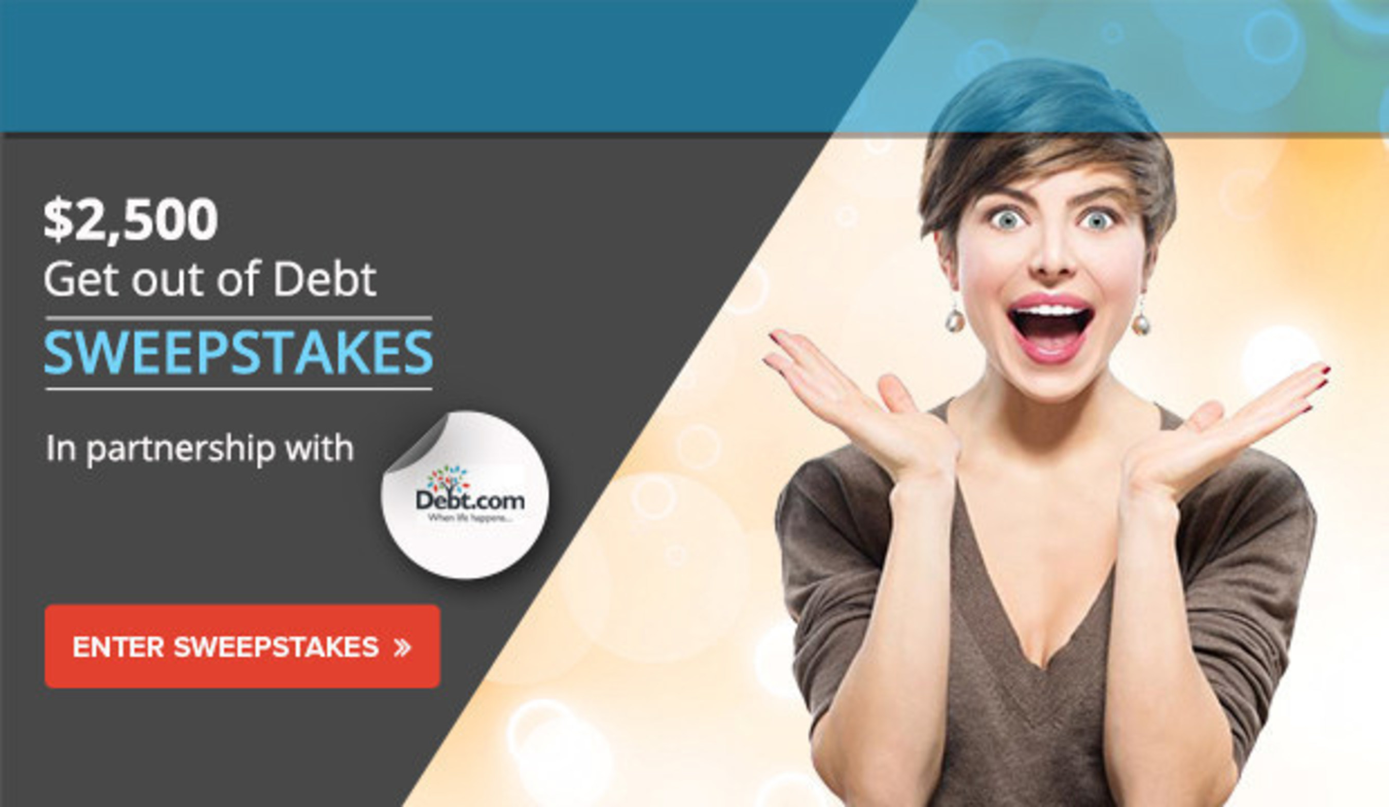 Debt.com's Get Out of Debt $2,500 Sweepstakes