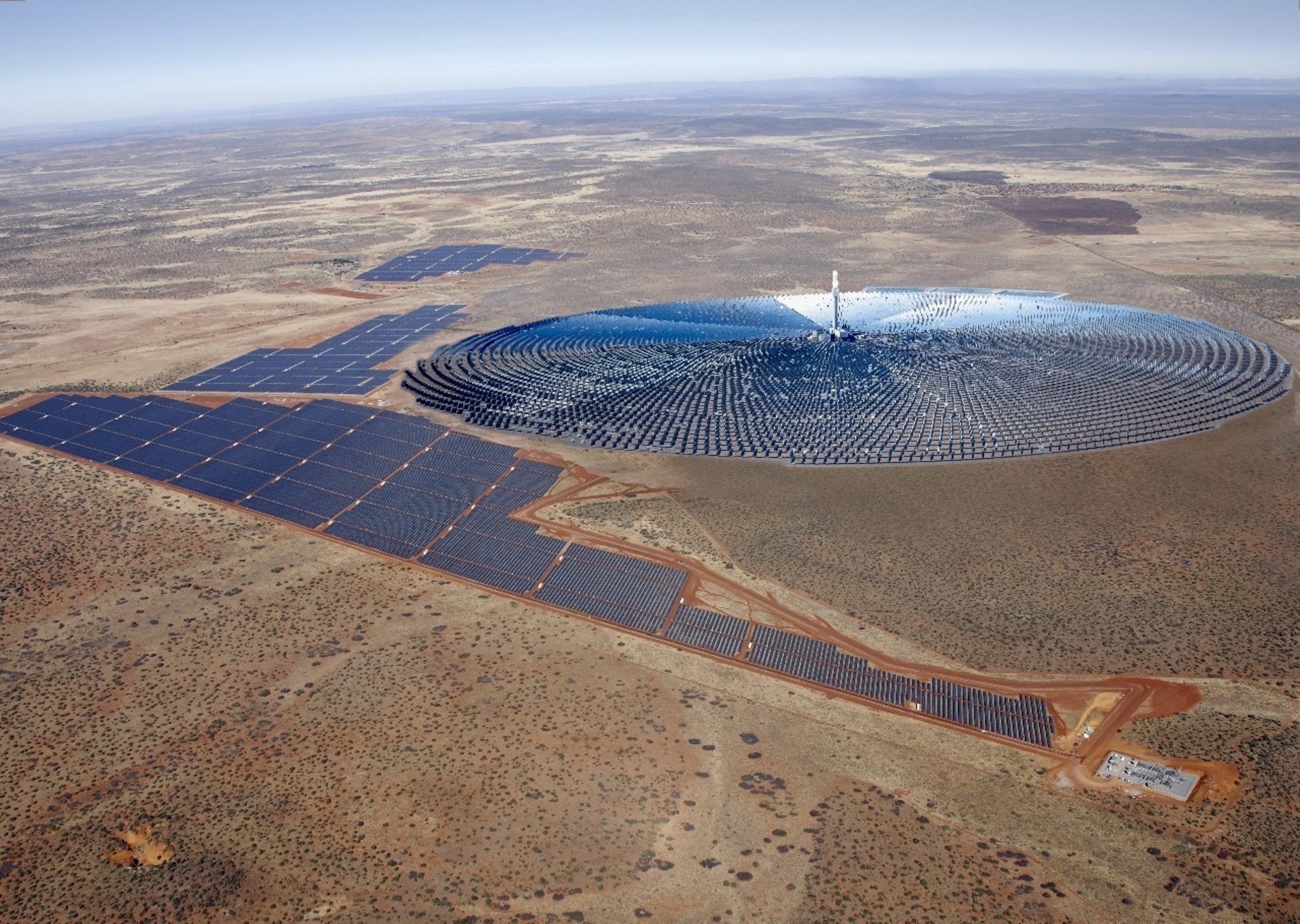 The first of its kind in Africa, the Redstone Solar Thermal Power Project features SolarReserve's world-leading molten salt energy storage technology in a tower configuration with the capability to support South Africa's demand for energy when it's needed most - day and night. The 100 MW project with 12 hours of full-load energy storage will be able to reliably deliver a stable electricity supply to more than 200,000 South African homes during peak demand periods, even well after the sun has set.