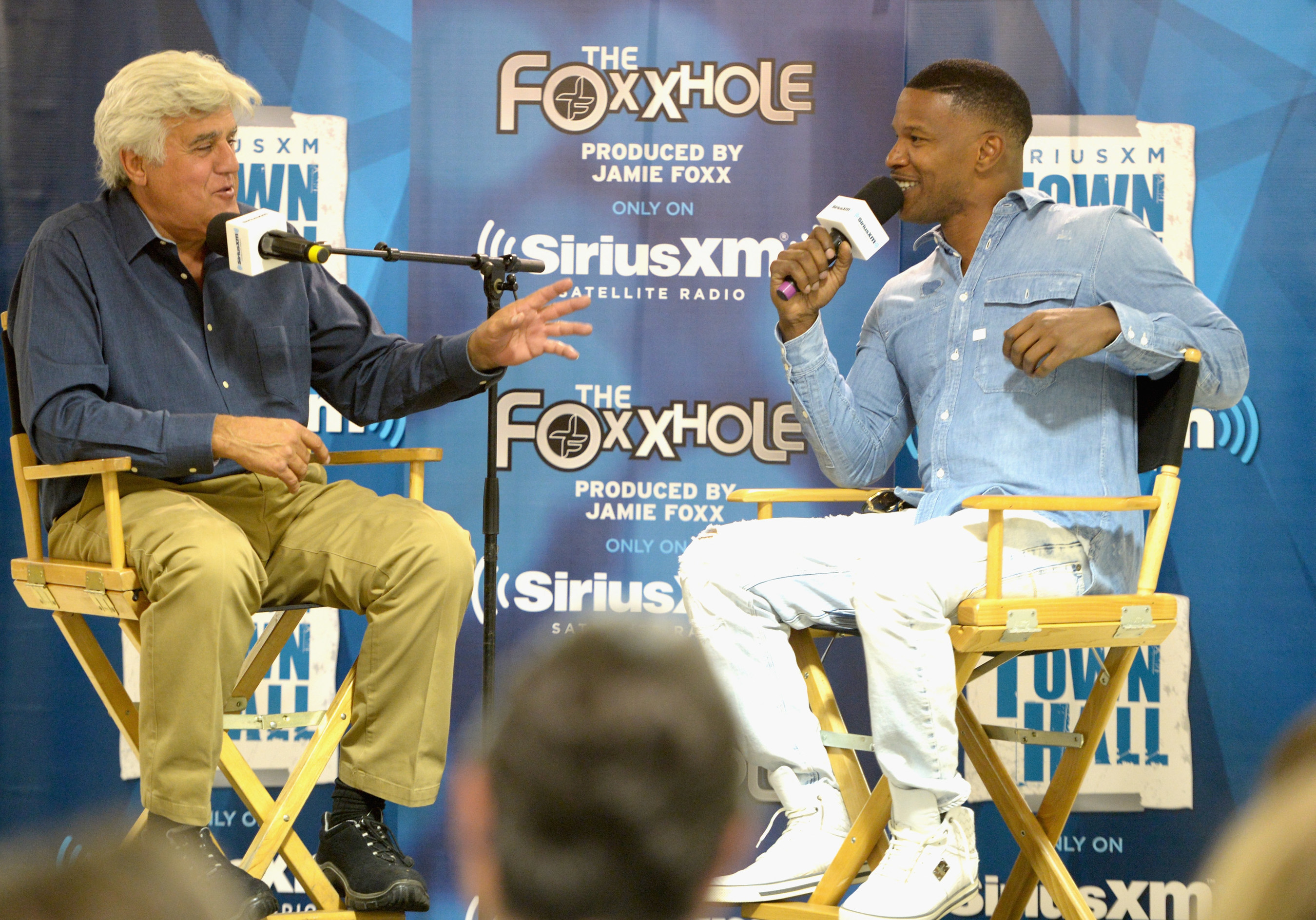 Jay Leno Goes One-on-One with Jamie Foxx for In-Depth Q&A Session as Part of SiriusXM's Town Hall Series