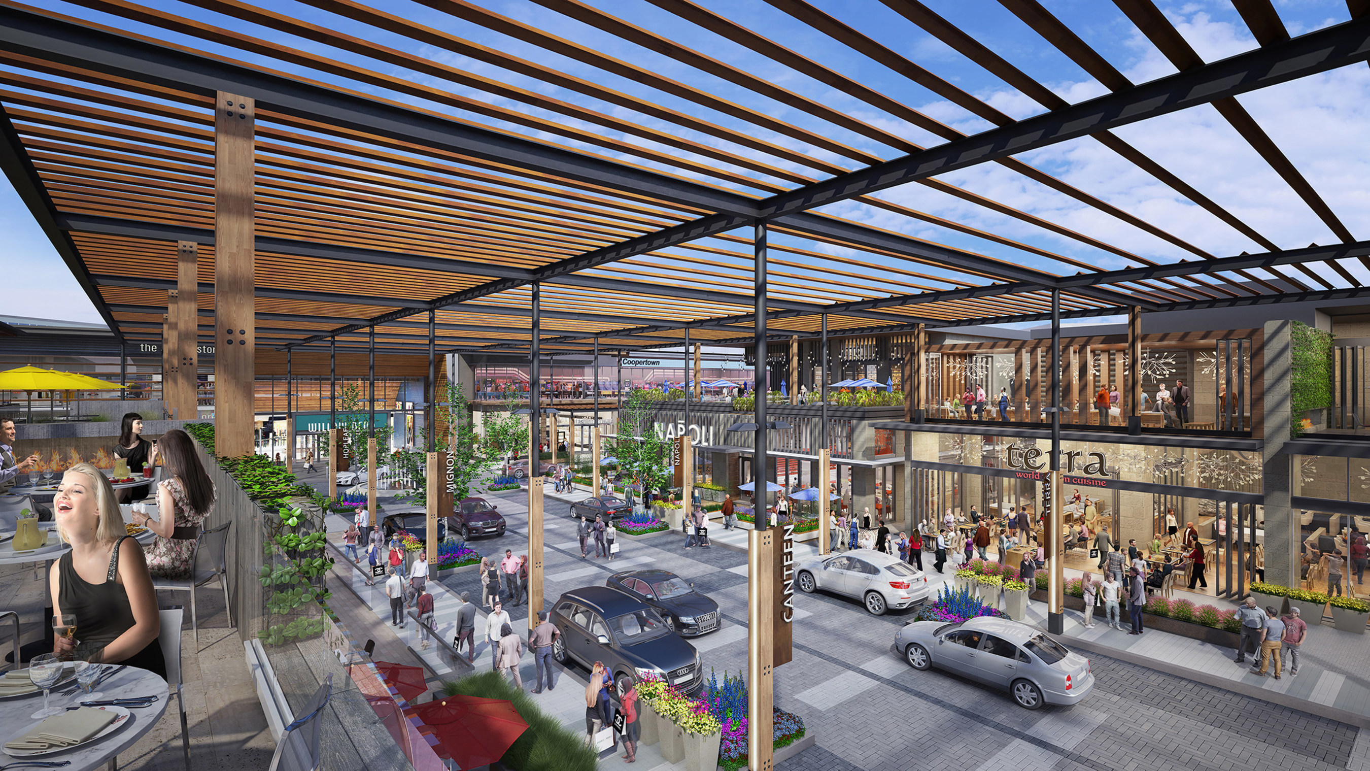 The Shops at Willow Bend Rendering: TERRACE