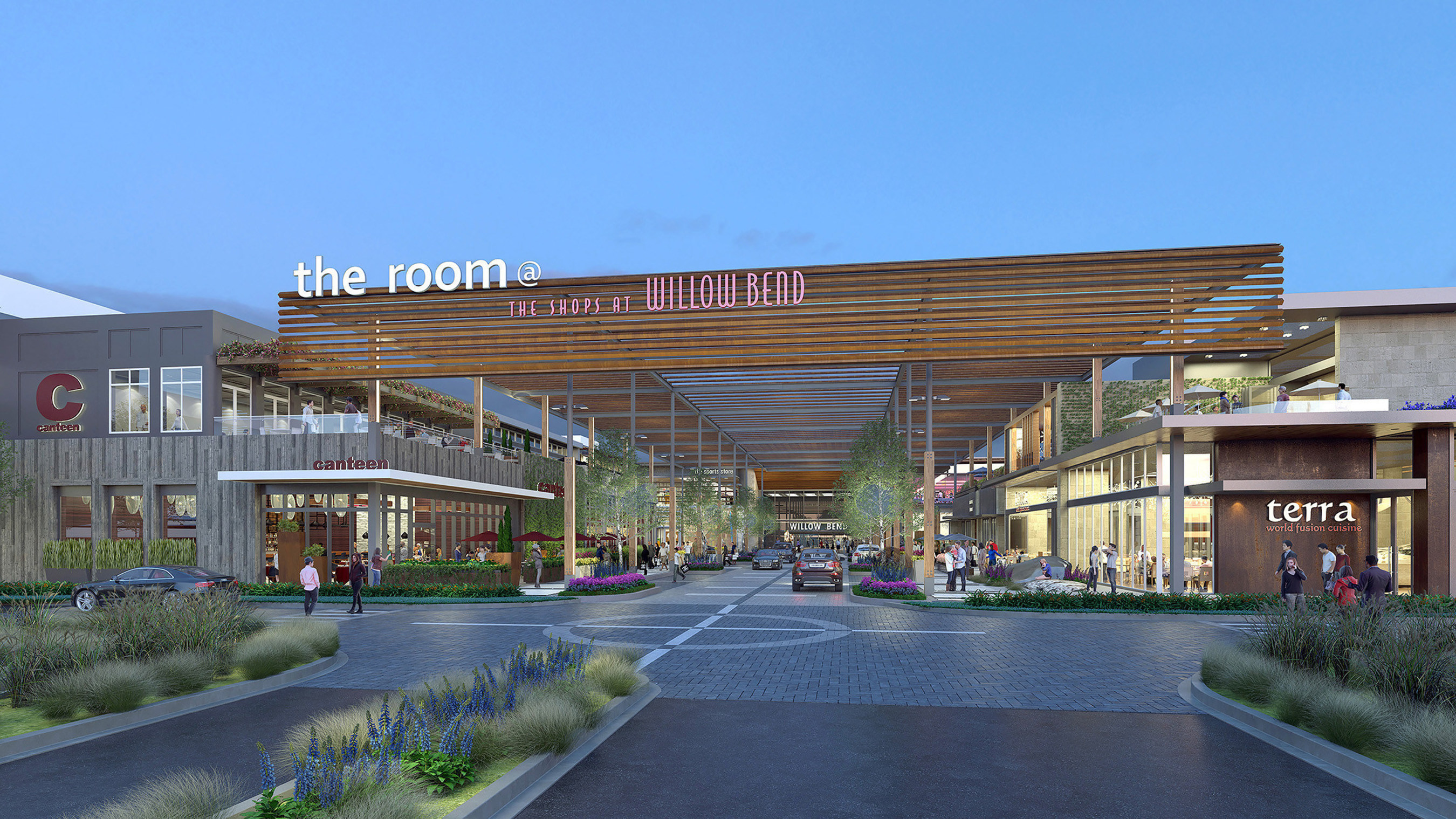The Shops at Willow Bend Rendering: ENTRY