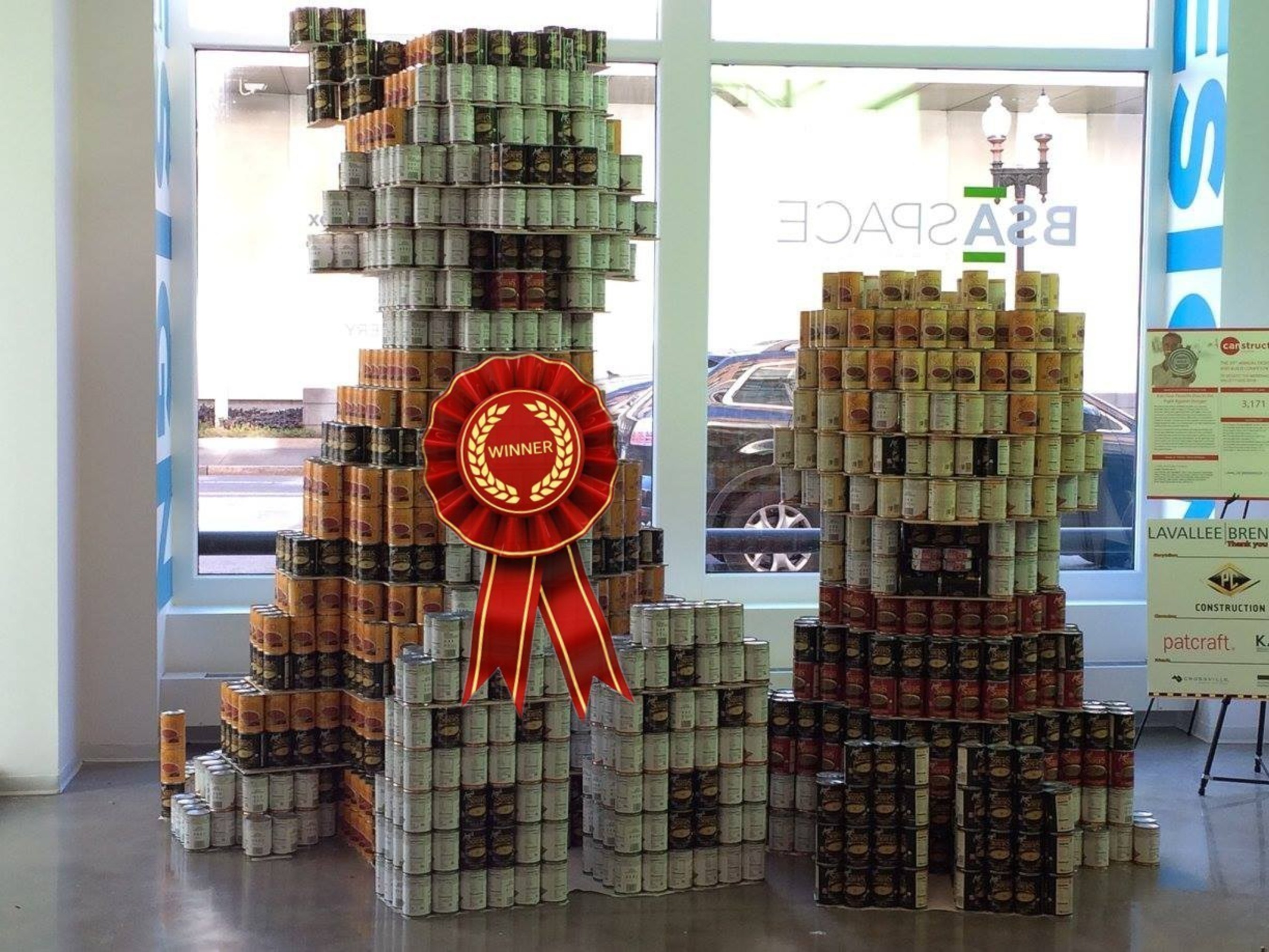 Lavallee Brensinger awarded People's Choice at 2015 Boston CANstruction