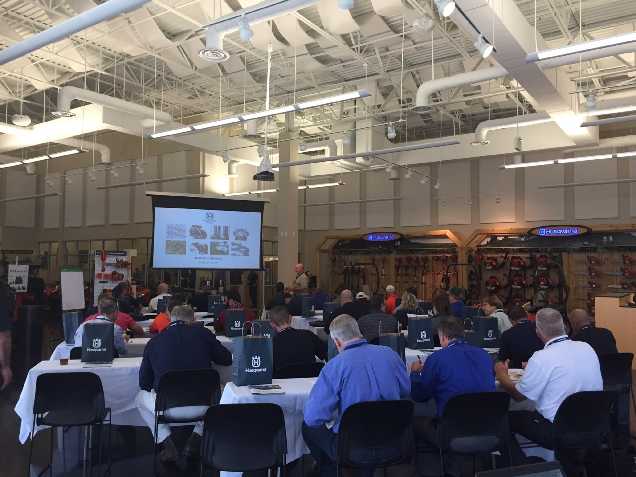 Husqvarna hosts summit for commercial customers where valued customers convene at its Charlotte headquarters for exclusive product demonstrations and insightful industry dialogue.