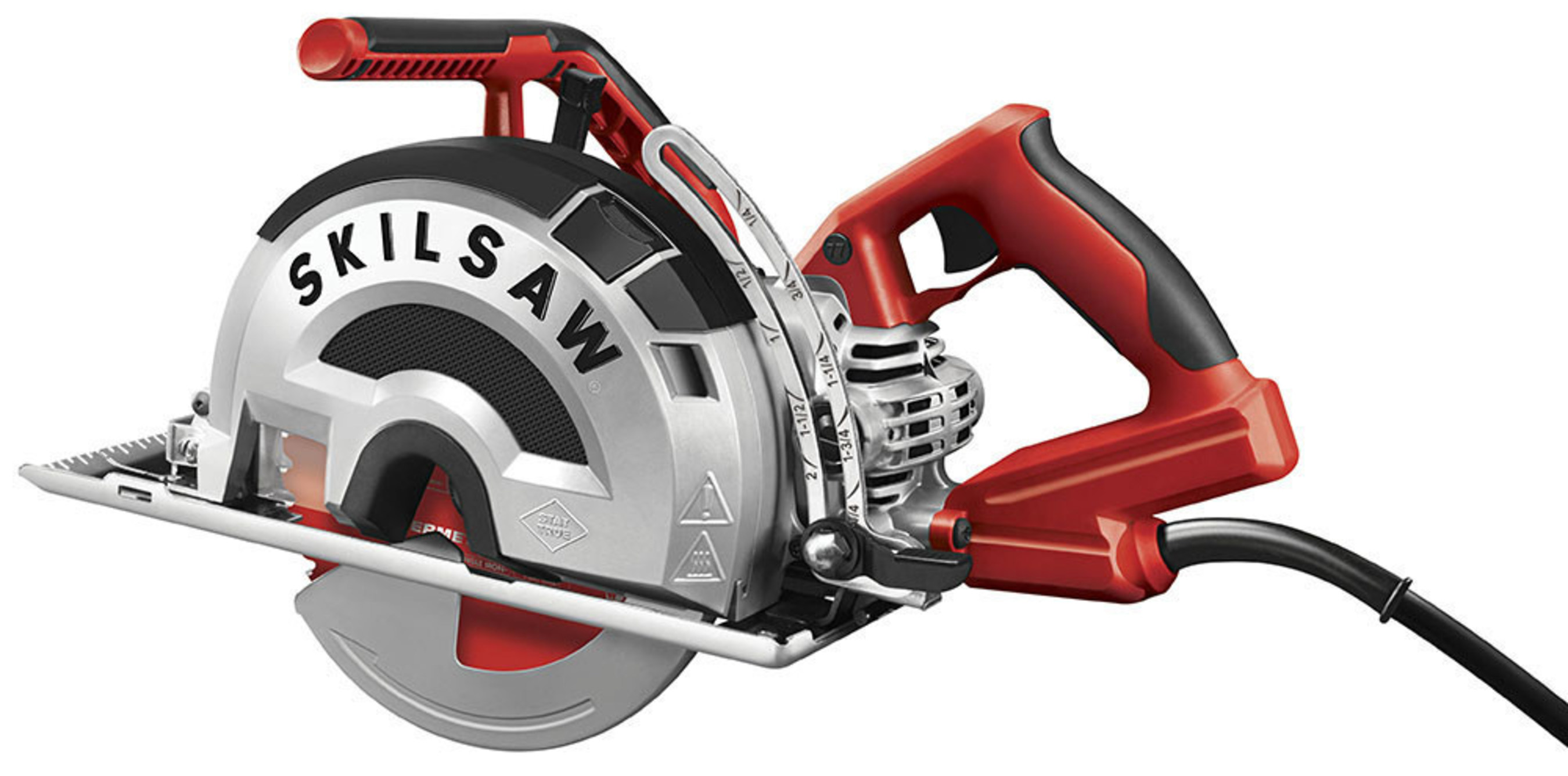 The SKILSAW 8-inch OUTLAW(TM) Worm Drive Saw for Metal, model SPT78MMC-22, is the first true Worm Drive specifically optimized to cut through metal. The Worm Drive design and left-side blade offers superior ergonomics and ease of use, and a best-in-class Dual-Field(TM) motor provides more power, precision and durability.