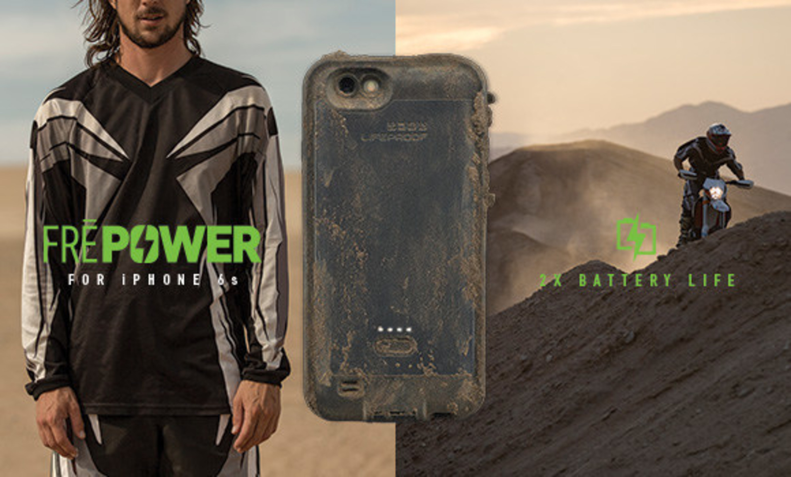 LifeProof announces FRE Power for iPhone 6s, available for pre-order today on lifeproof.com.
