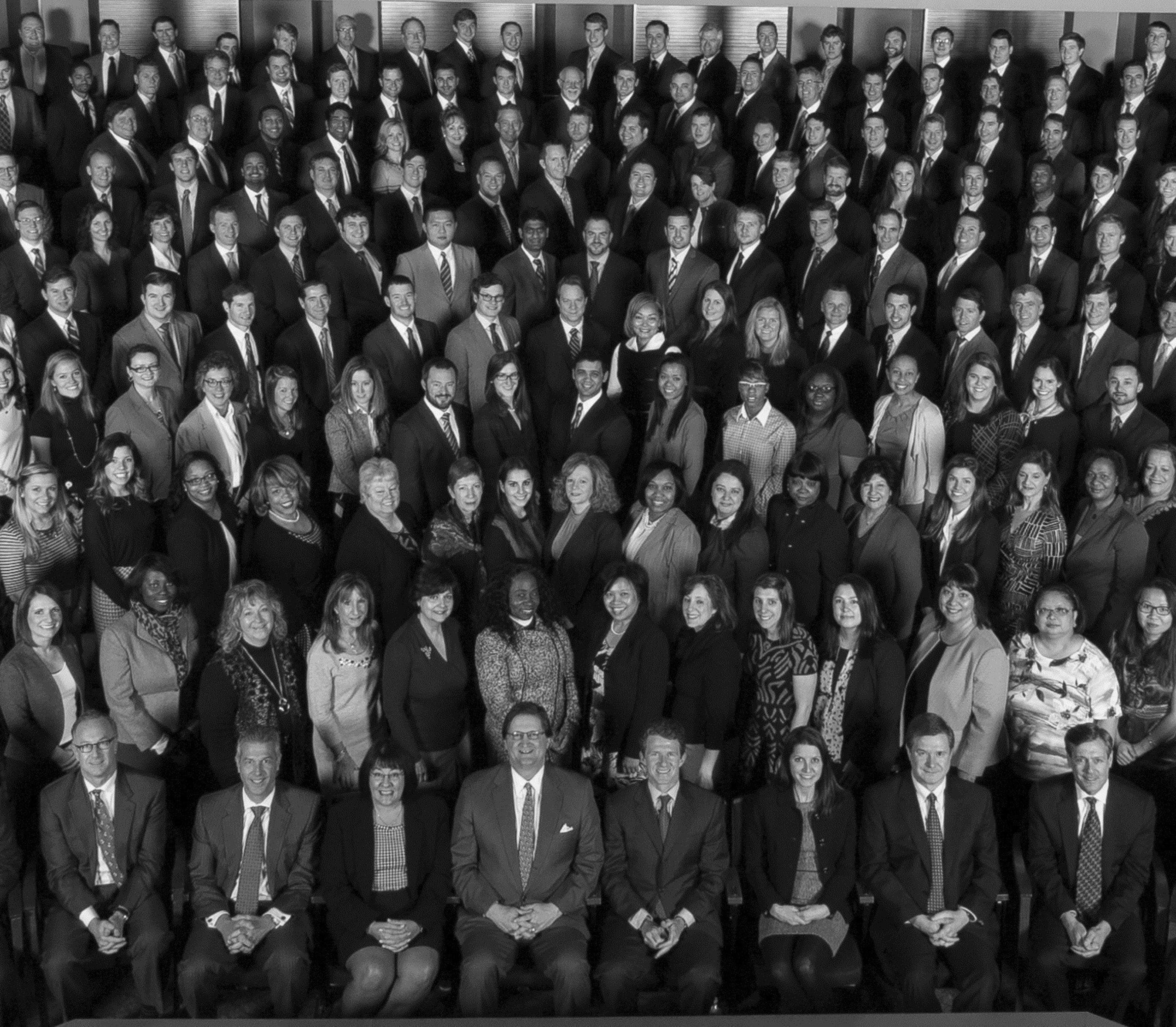 Walker & Dunlop's 2014 all company photograph taken before the annual holiday party