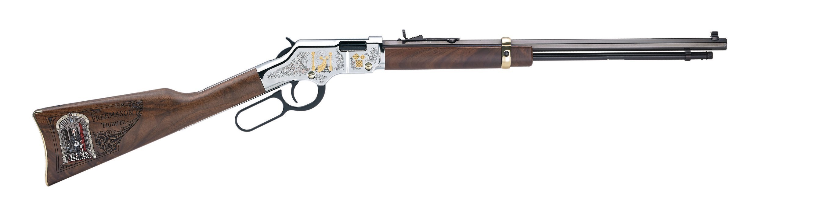 The Henry Golden Boy Freemasons Tribute Edition Rifle. Visit henryrifles.com to learn more.
