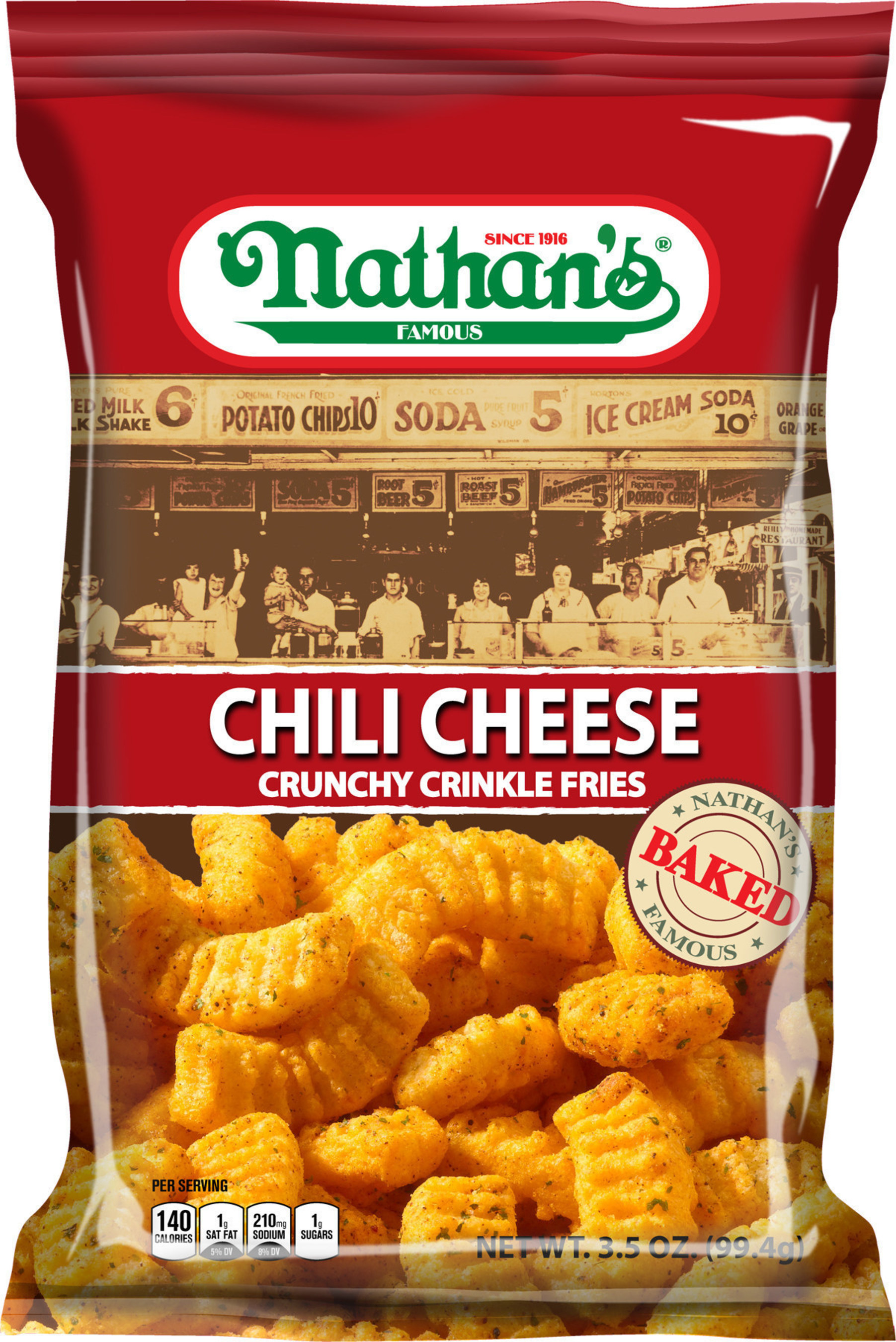 Nathan's Famous(R) Crunchy Crinkle Fries to appear on Cooking Channel's 'Unwrapped 2.0'