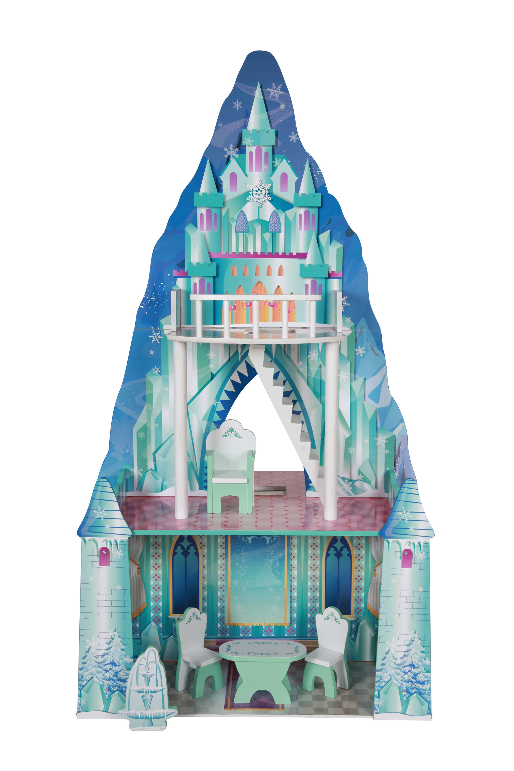 Double-Sided Ice Castle Dollhouse
