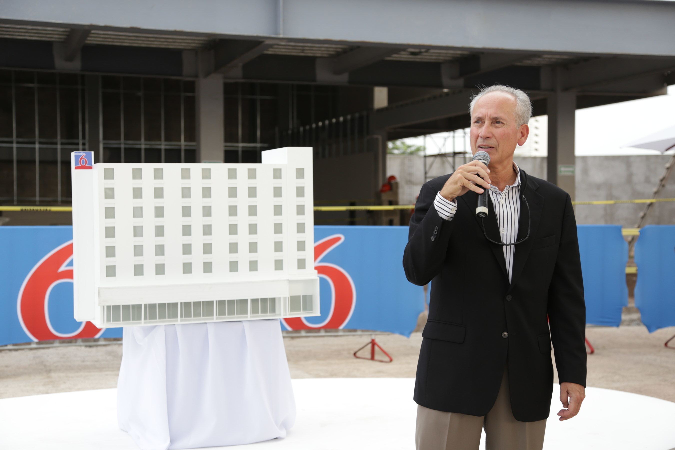 Jim Amorosia, President and CEO, G6 Hospitality during the ground breaking ceremony of the brand's second Estudio 6 located in Puerto Vallarta, Jalisco Mexico.