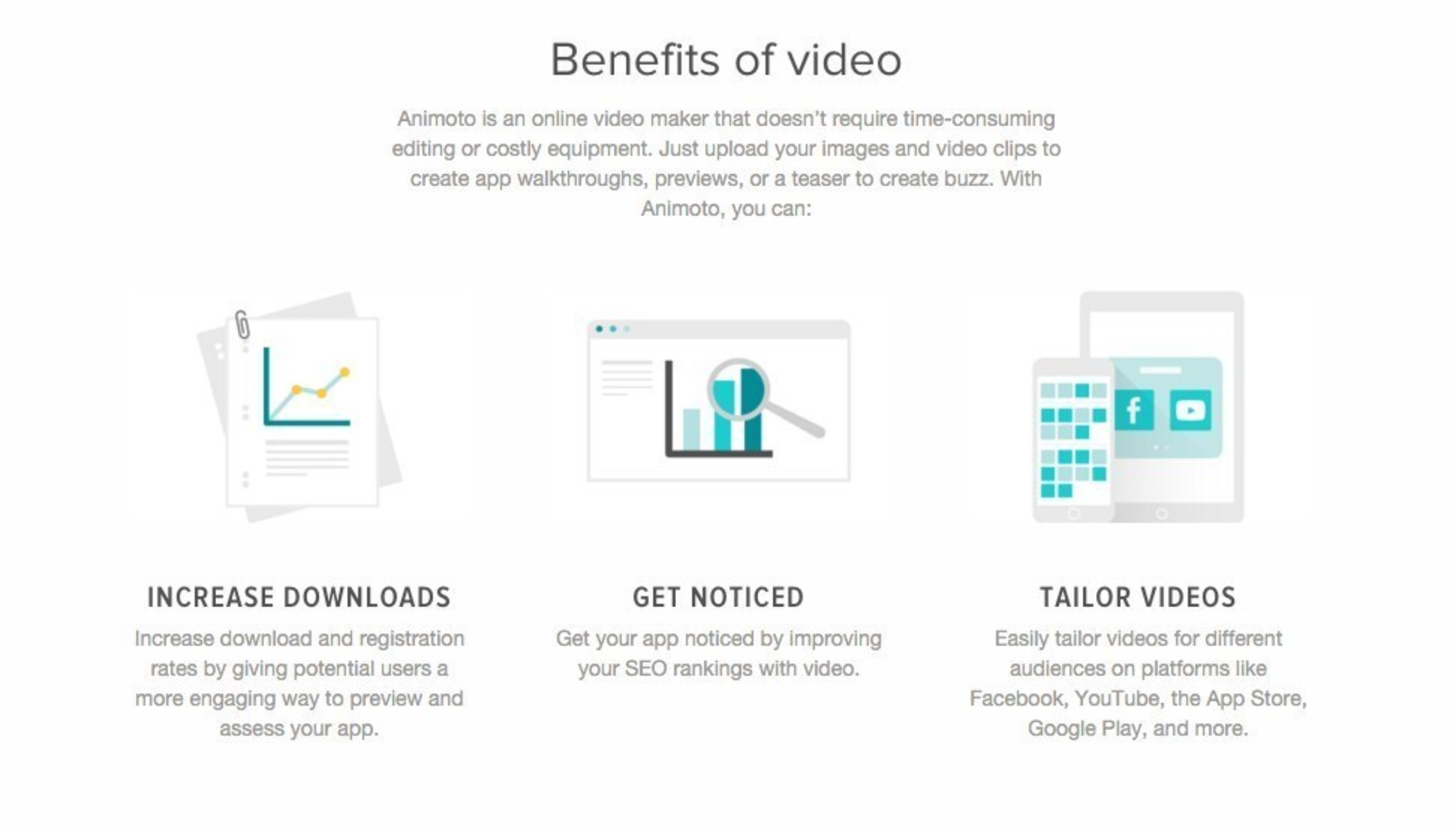 Benefits of video