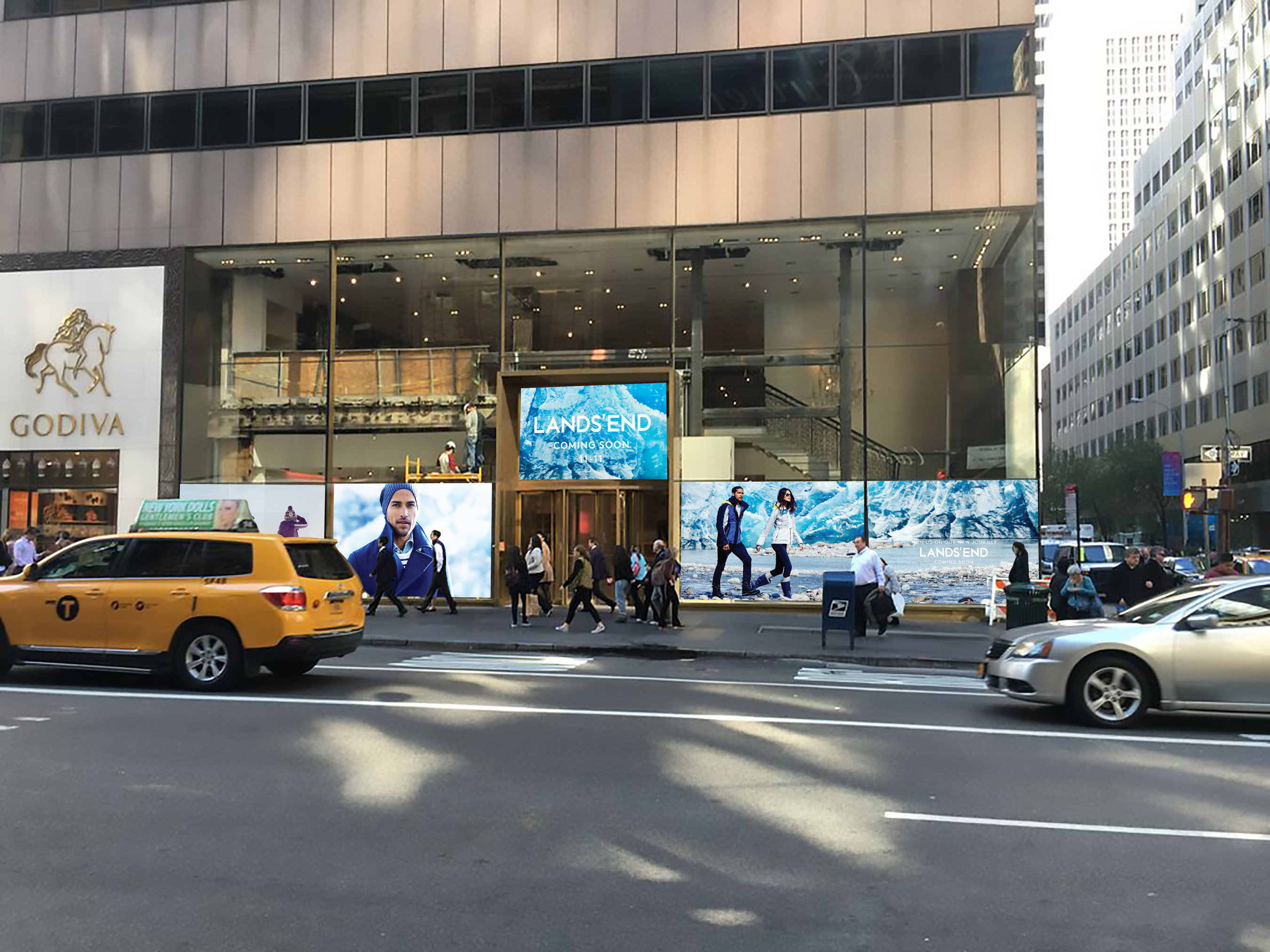 Lands' End pop-up shop in New York