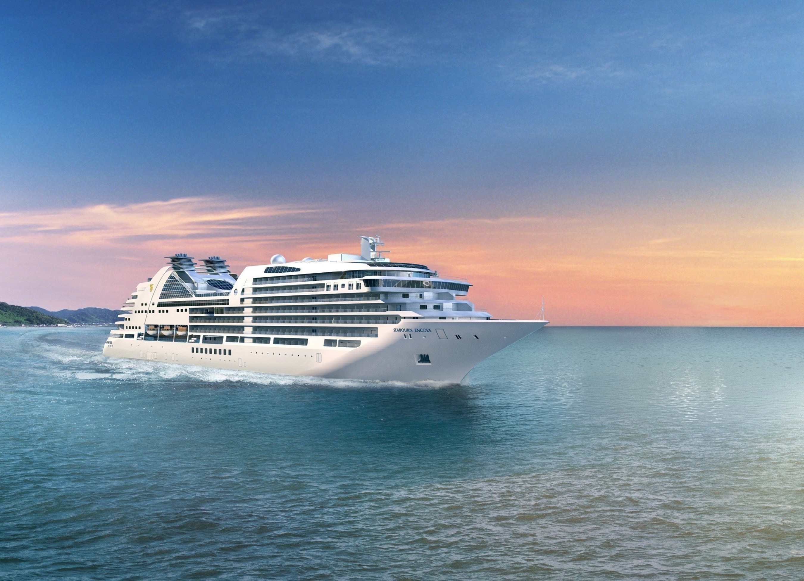 Seabourn Unveils Exterior Renderings of Seabourn Encore, due out in December 2016.